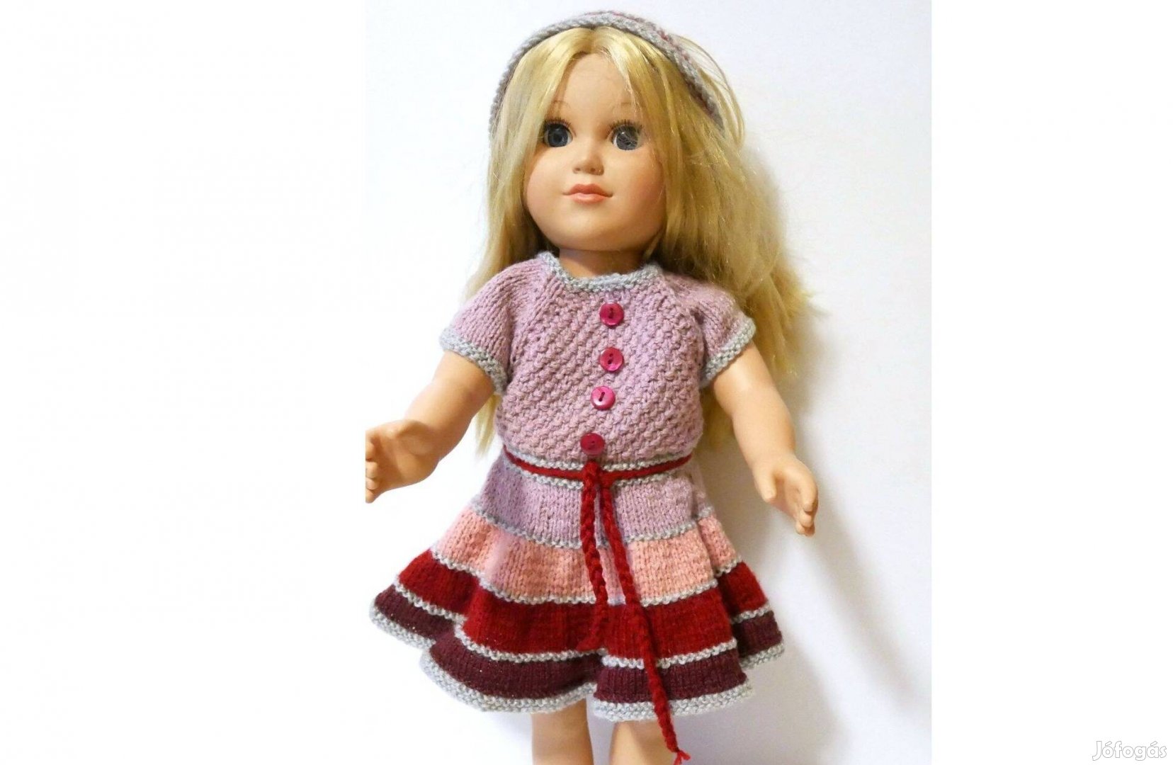 Kötött babaruha American Girls, Designa Friend, stb. 45 cm-es babára 4