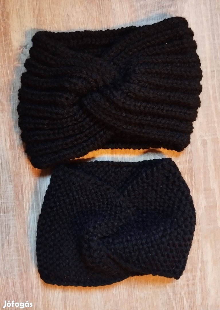 Kötött fejpánt szett eladó
