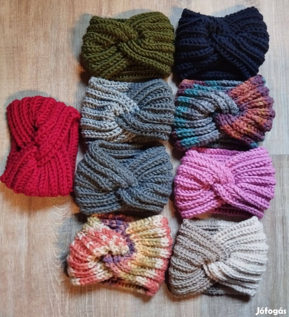 Kötött női fejpánt eladó