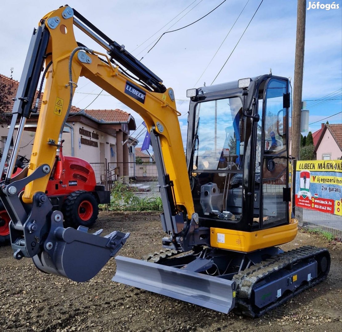 Kotrógép Lubeck 301Pro Yanmar motor Új! Ingyenes házhozszállítás!