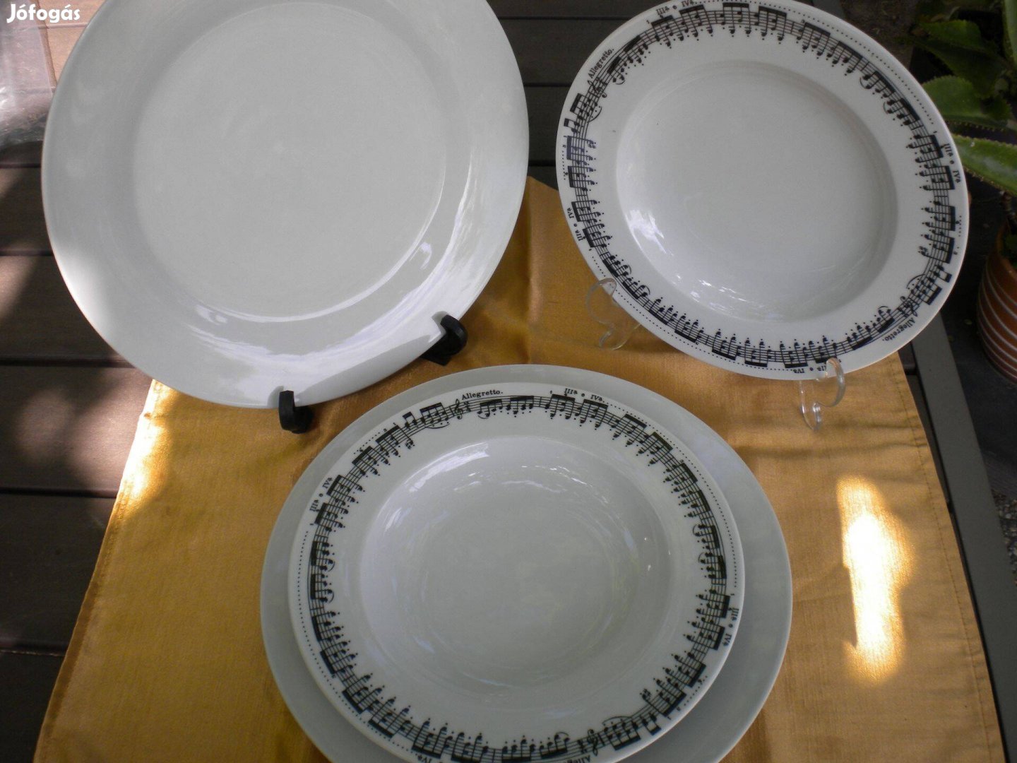 Kotta mintás 2 személyes tányér készlet teríték