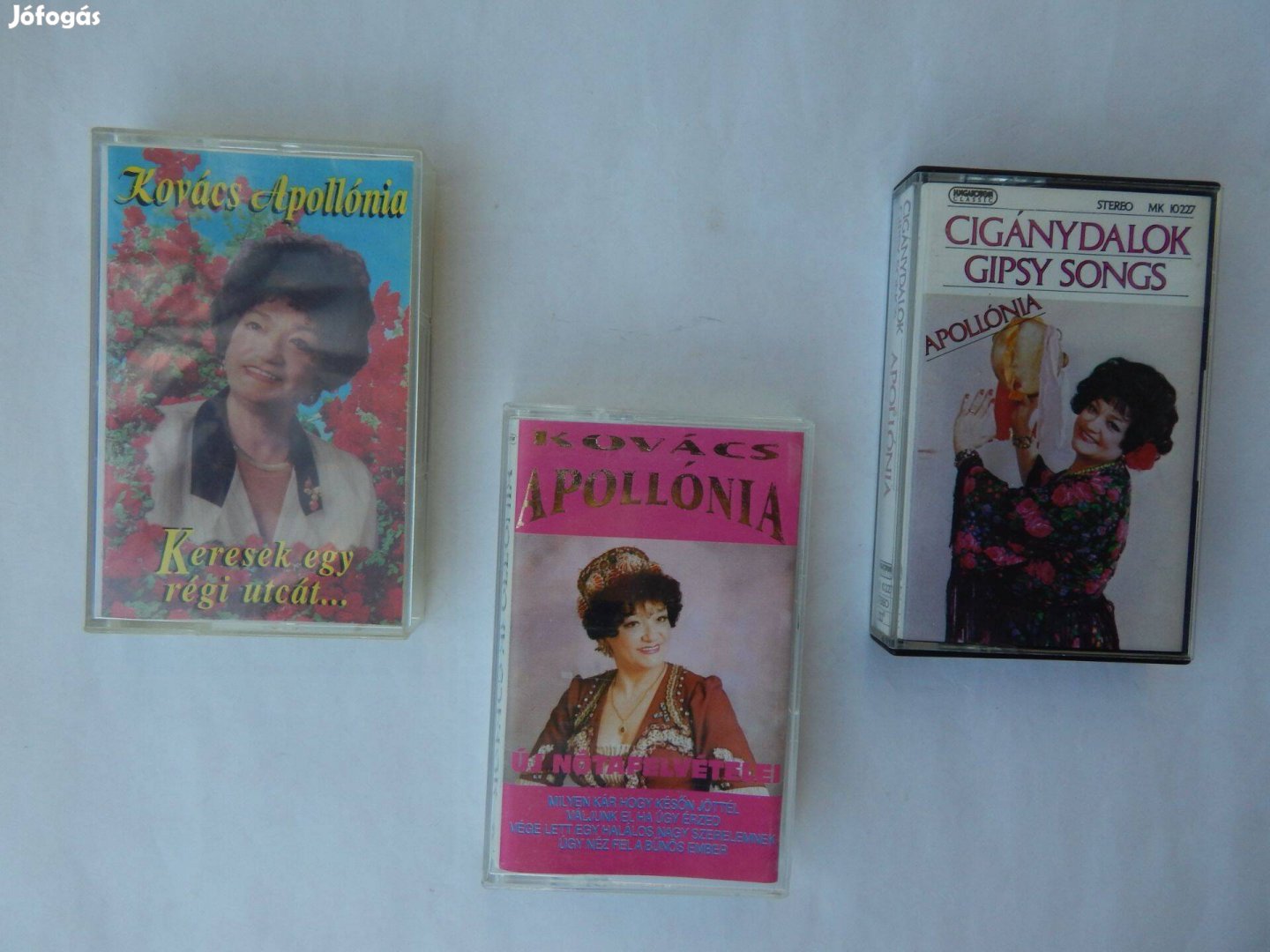 Kovács Apollónia Műsoros Audió kazetták 3 Darab Egyben