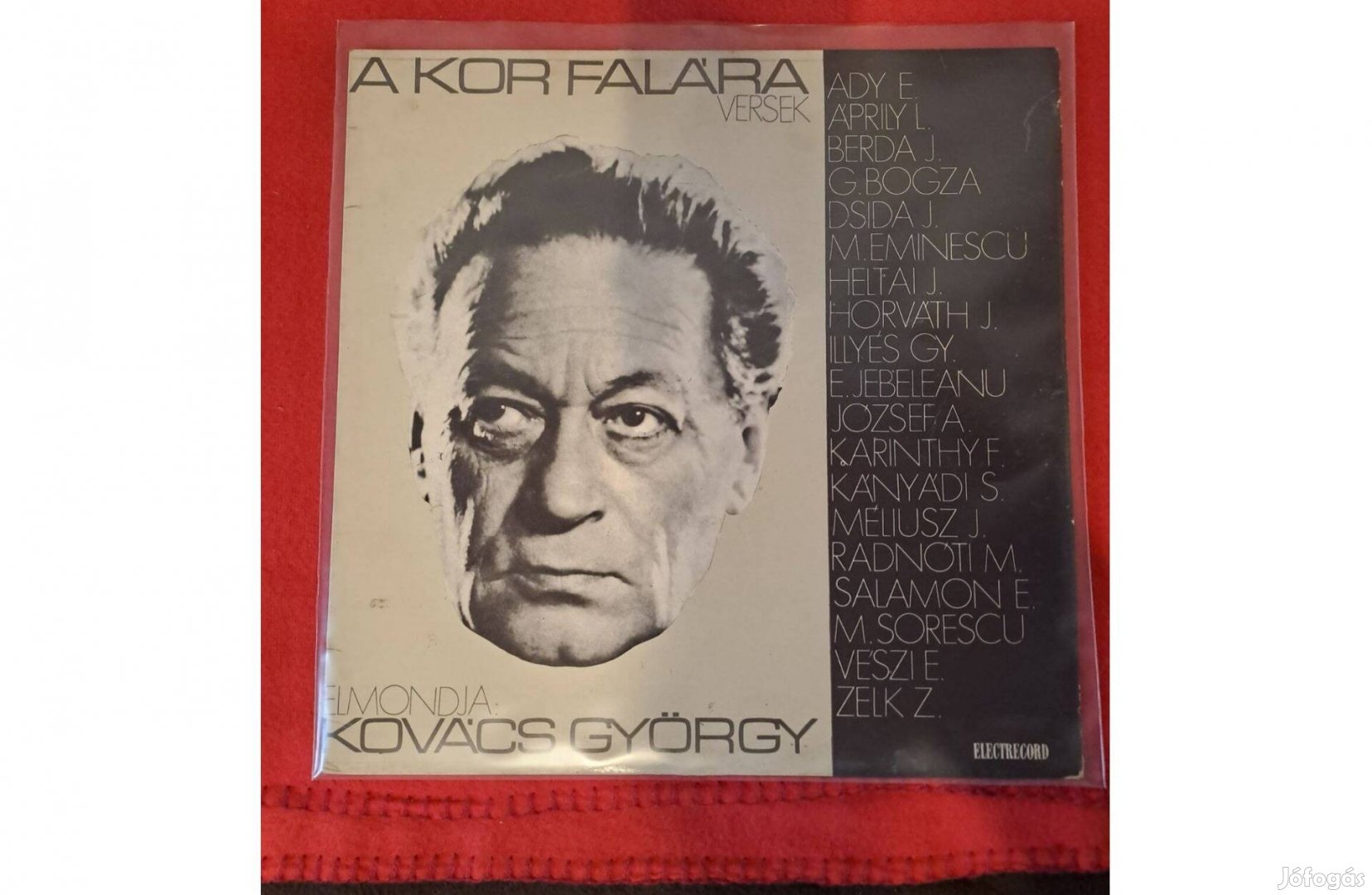 Kovács György - A Kor Falára (Versek) LP