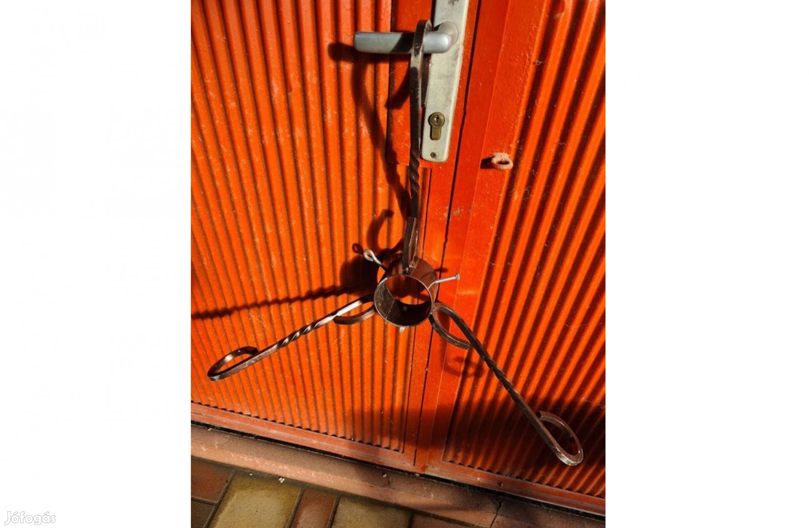 Kovácsolt Karácsonyfa Tartó