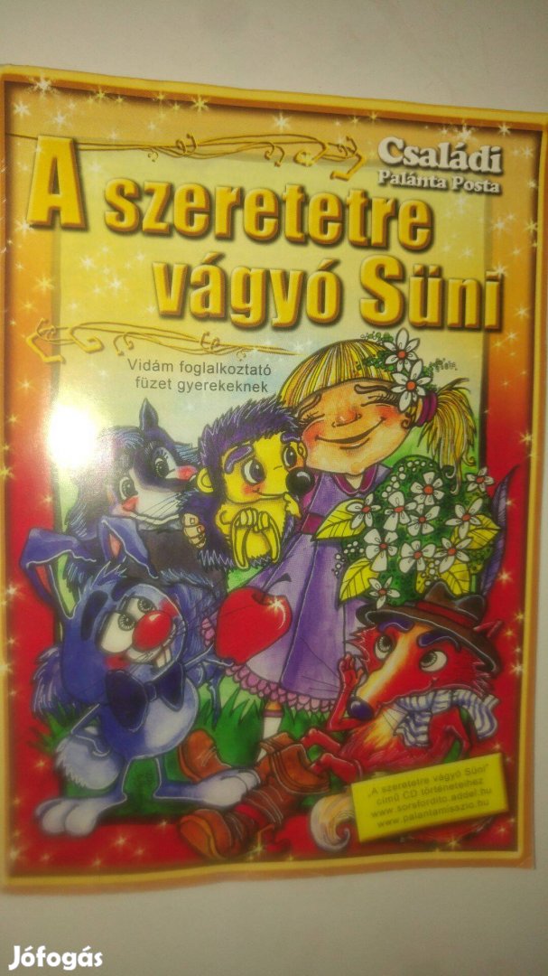 Kovátsné Kováts A szeretetre vágyó Süni - vidám foglalkoztat