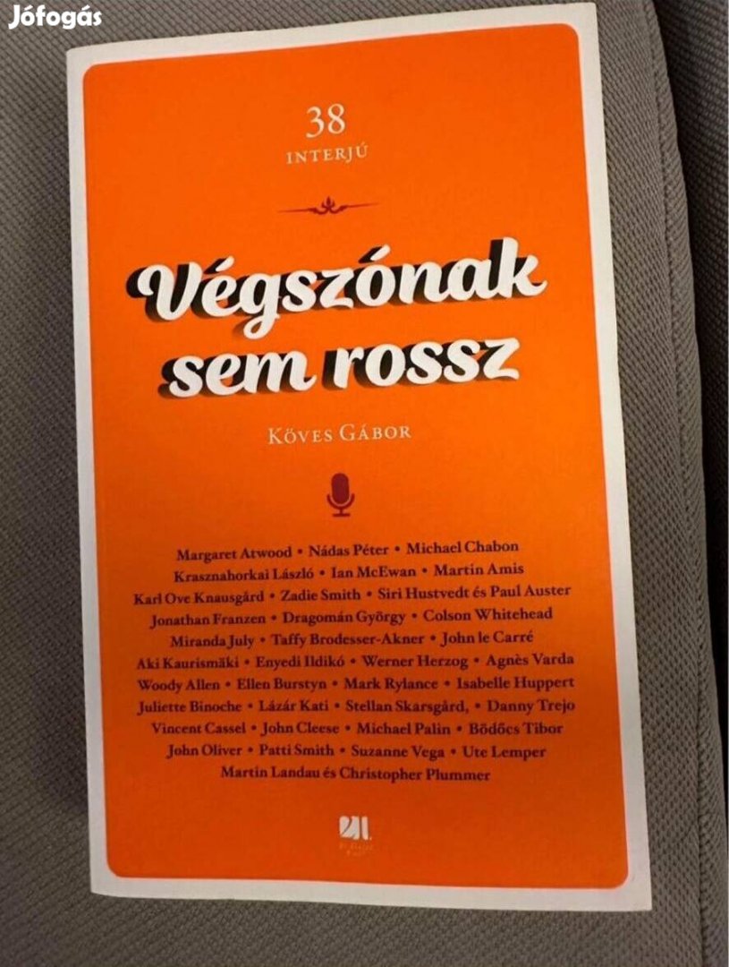 Köves Gábor Végszónak sem rossz könyv