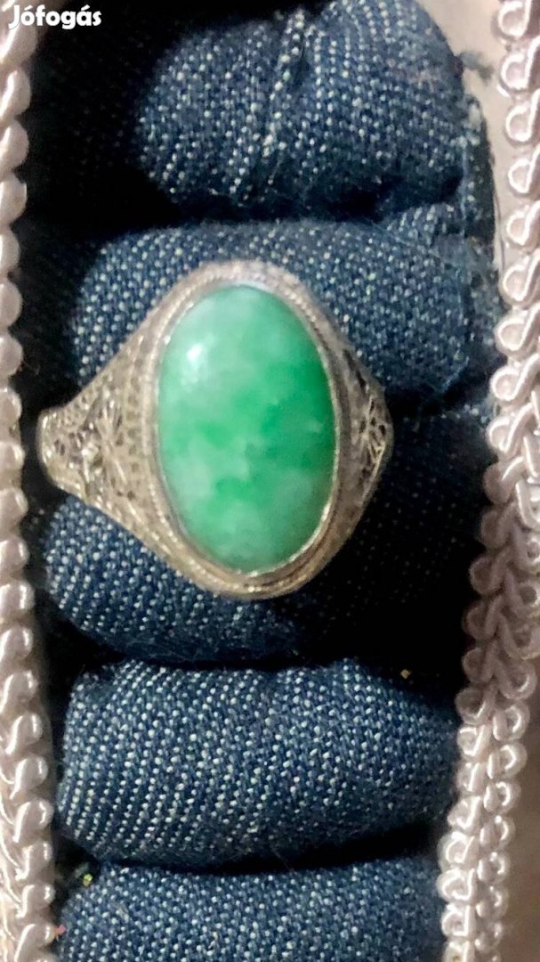 Köves ezüst gyűrű állítható új méret