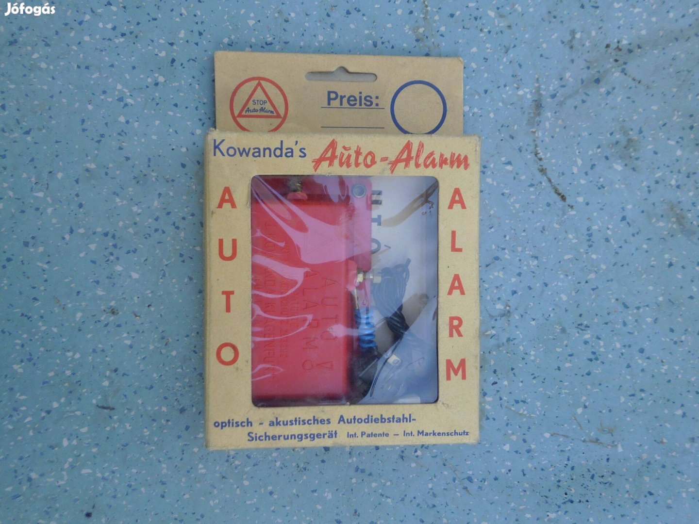 Kowanda Auto Alarm veterán autó riasztó új dobozában