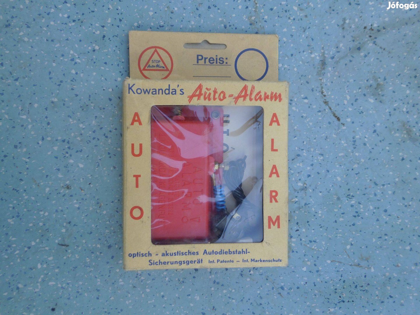 Kowanda Auto Alarm veterán autó riasztó új dobozában