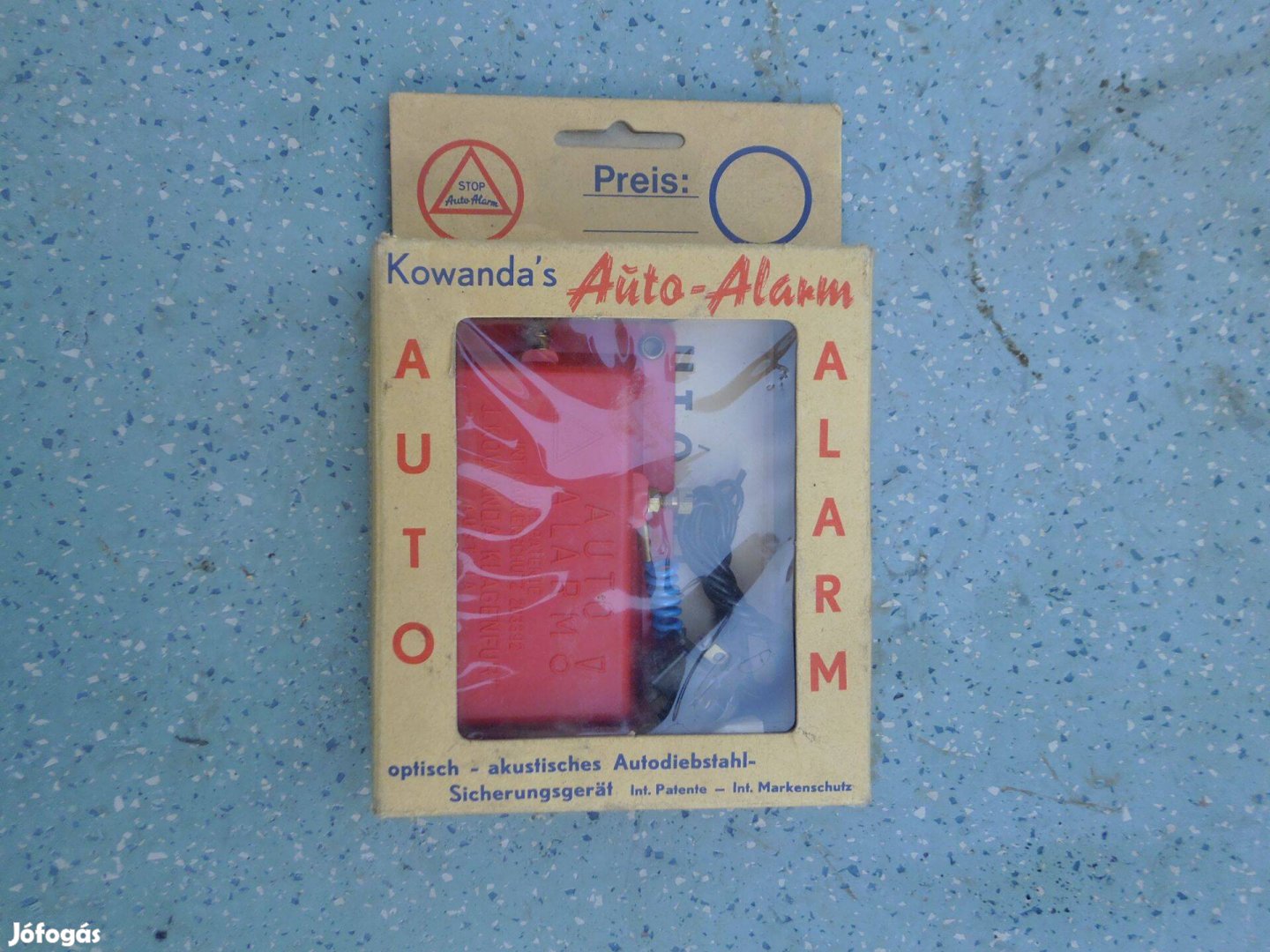 Kowanda Auto Alarm veterán autó riasztó új dobozában