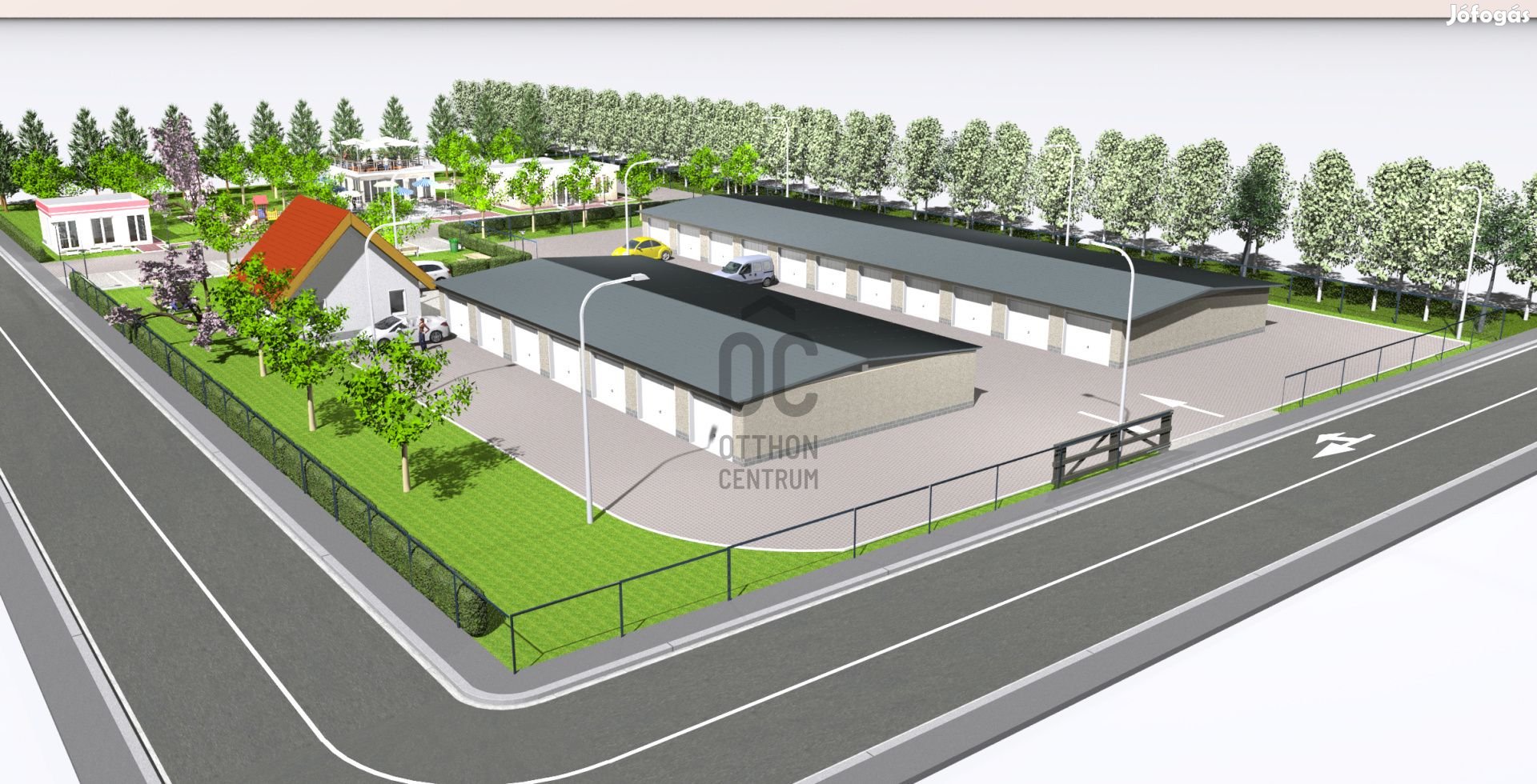 Kozármislenyben újépítésű garázsok Eladók a Silver Garázssoron