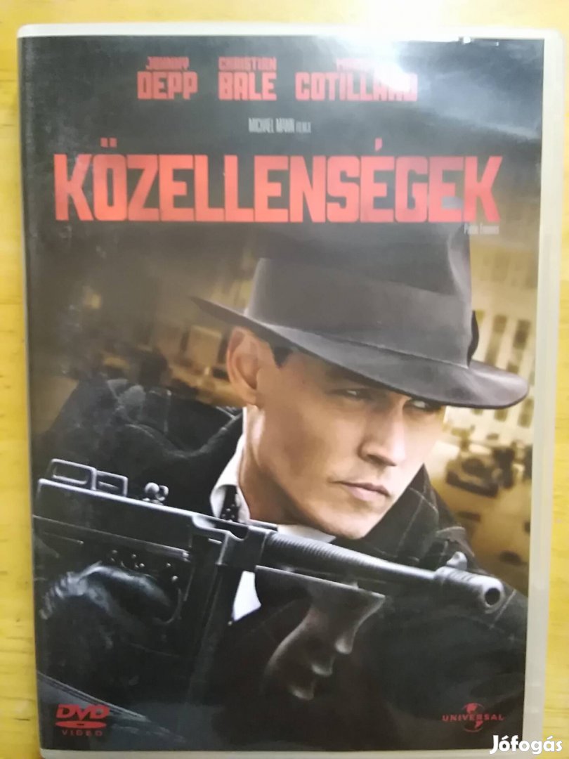 Közellenségek újszerű dvd Johnny Depp 