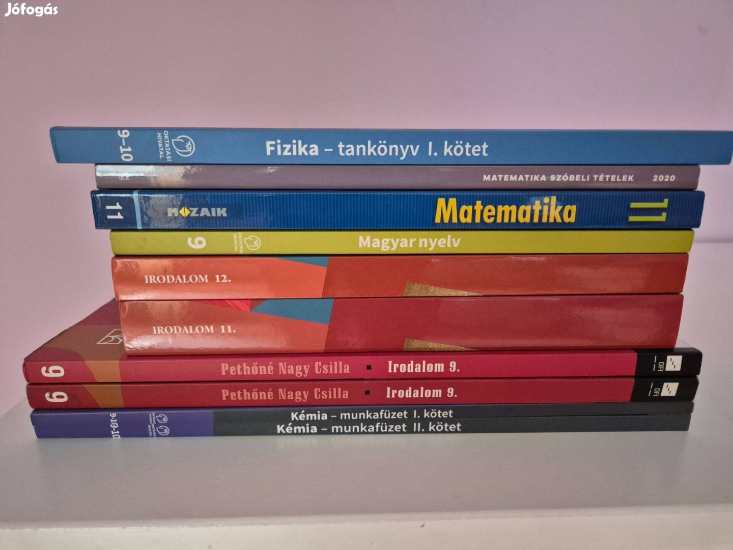 Középiskolai tankönyvek -hibátlan állapot