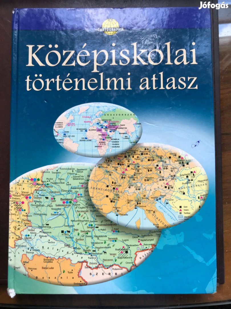 Középiskolai történelmi atlasz könyv