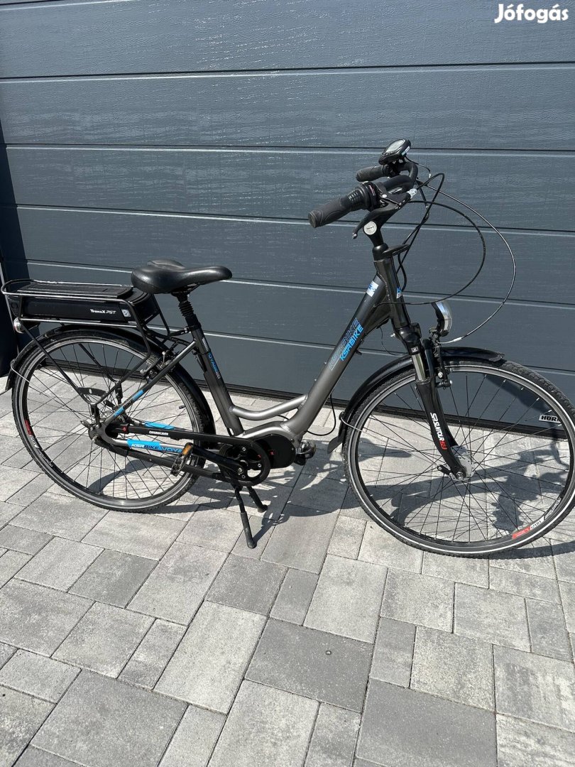 Középmotoros női elektromos kerékpár pedelec ebike új aksi