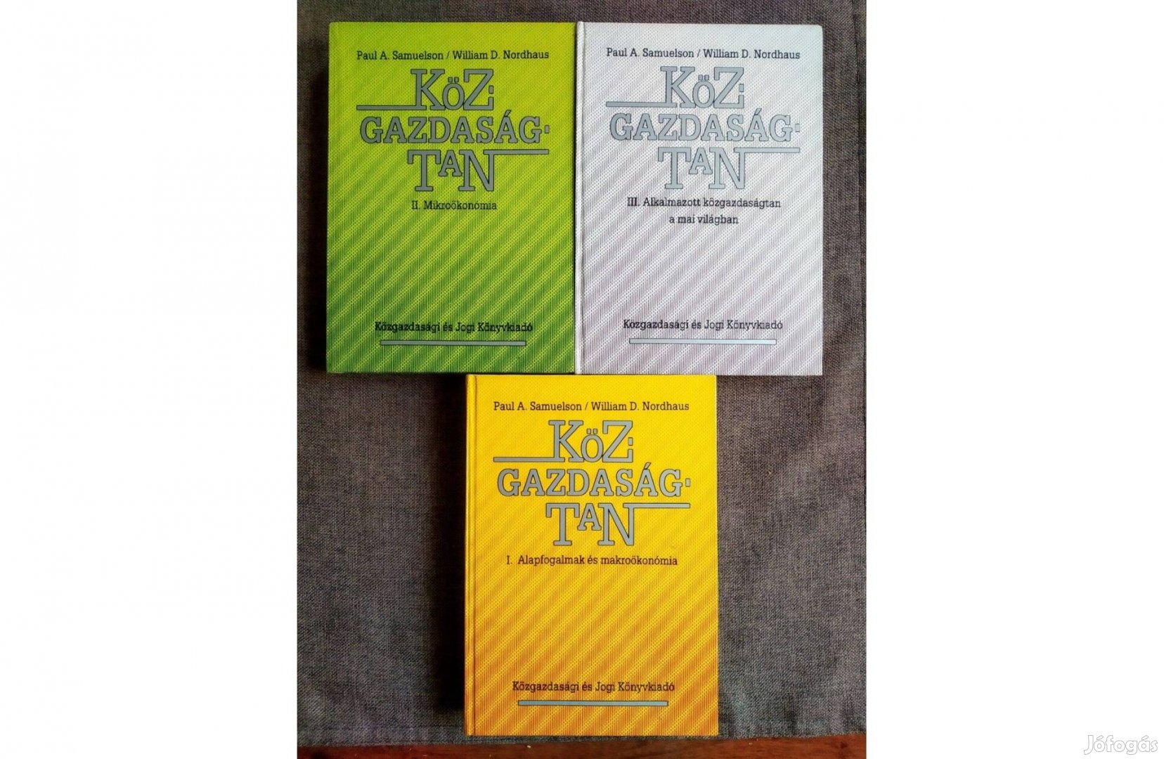 Közgazdaságtan I-II-III. P. A. Samuelson W. D. Nordhaus