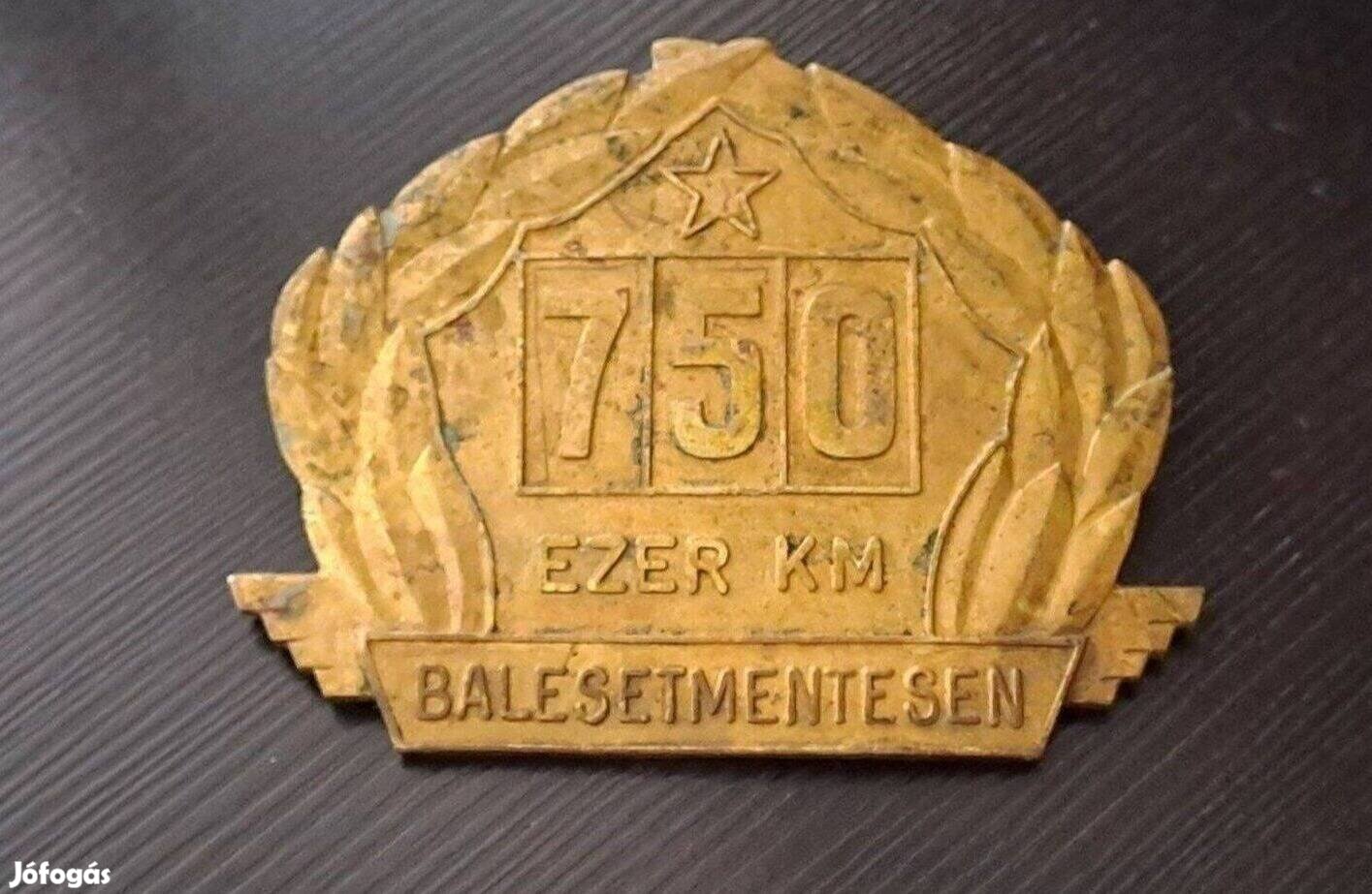 Közlekedésért 750 ezer kilométer balesetmentesen