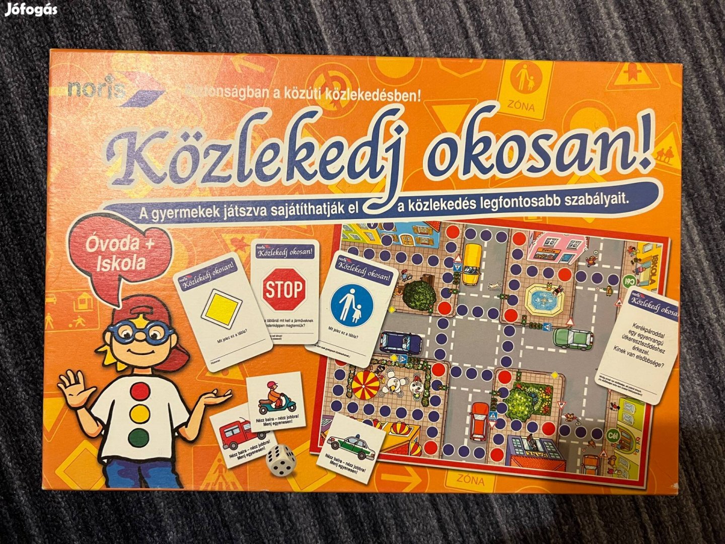 Közlekedj okosan! társasjáték 5+, noris 777 1575