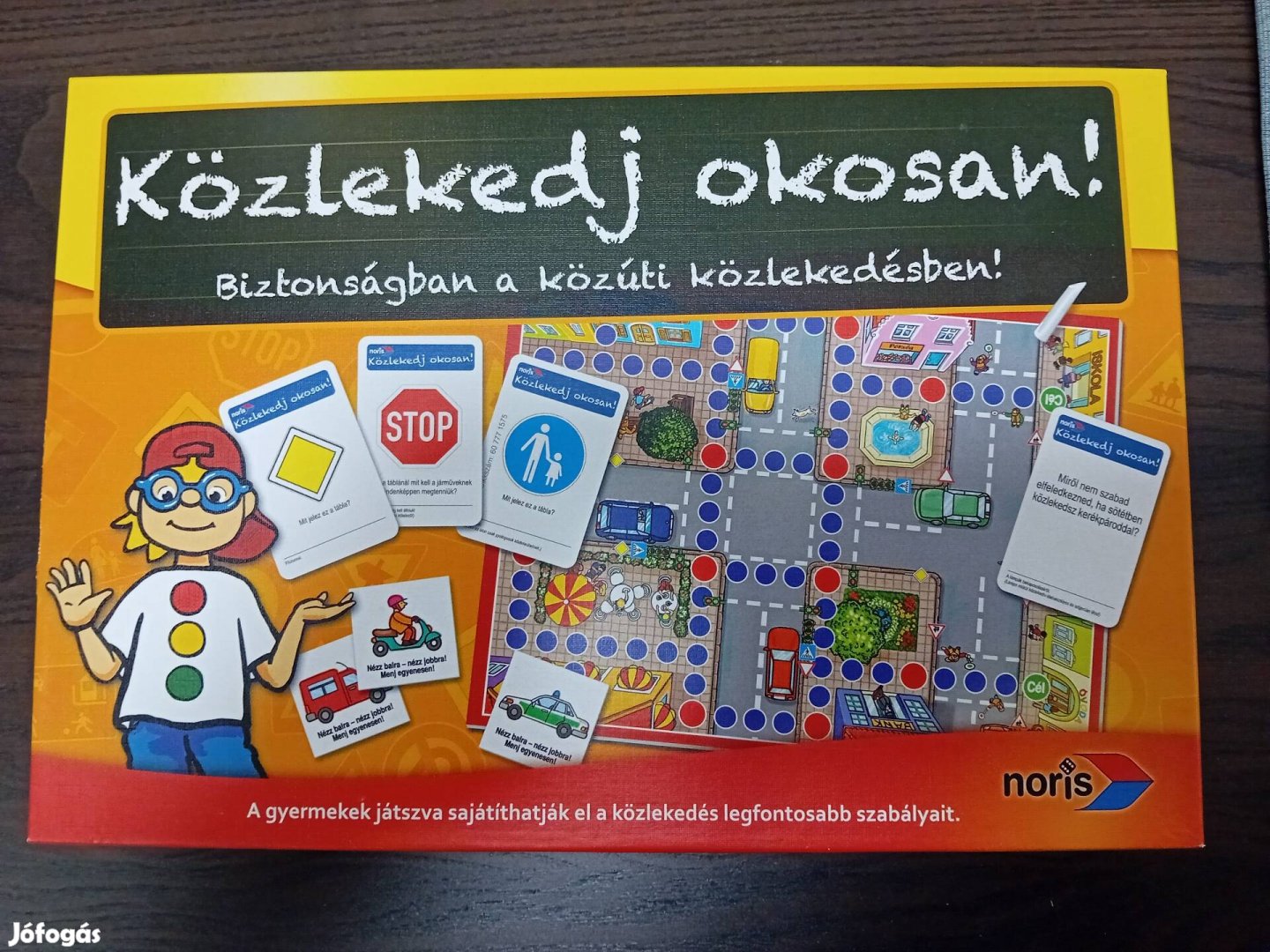 Közlekedj okosan társasjáték 