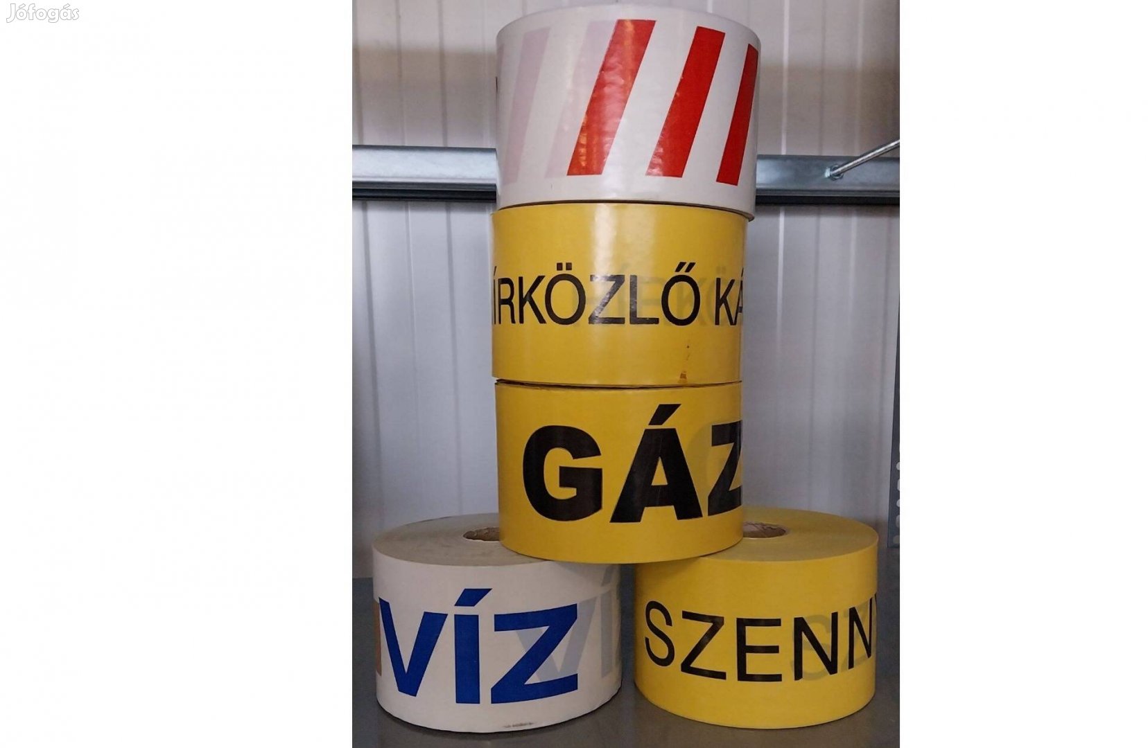Közmű jelzőszalag