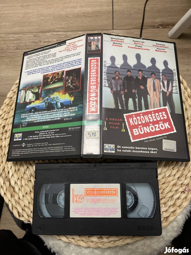 Közönséges bűnözők vhs