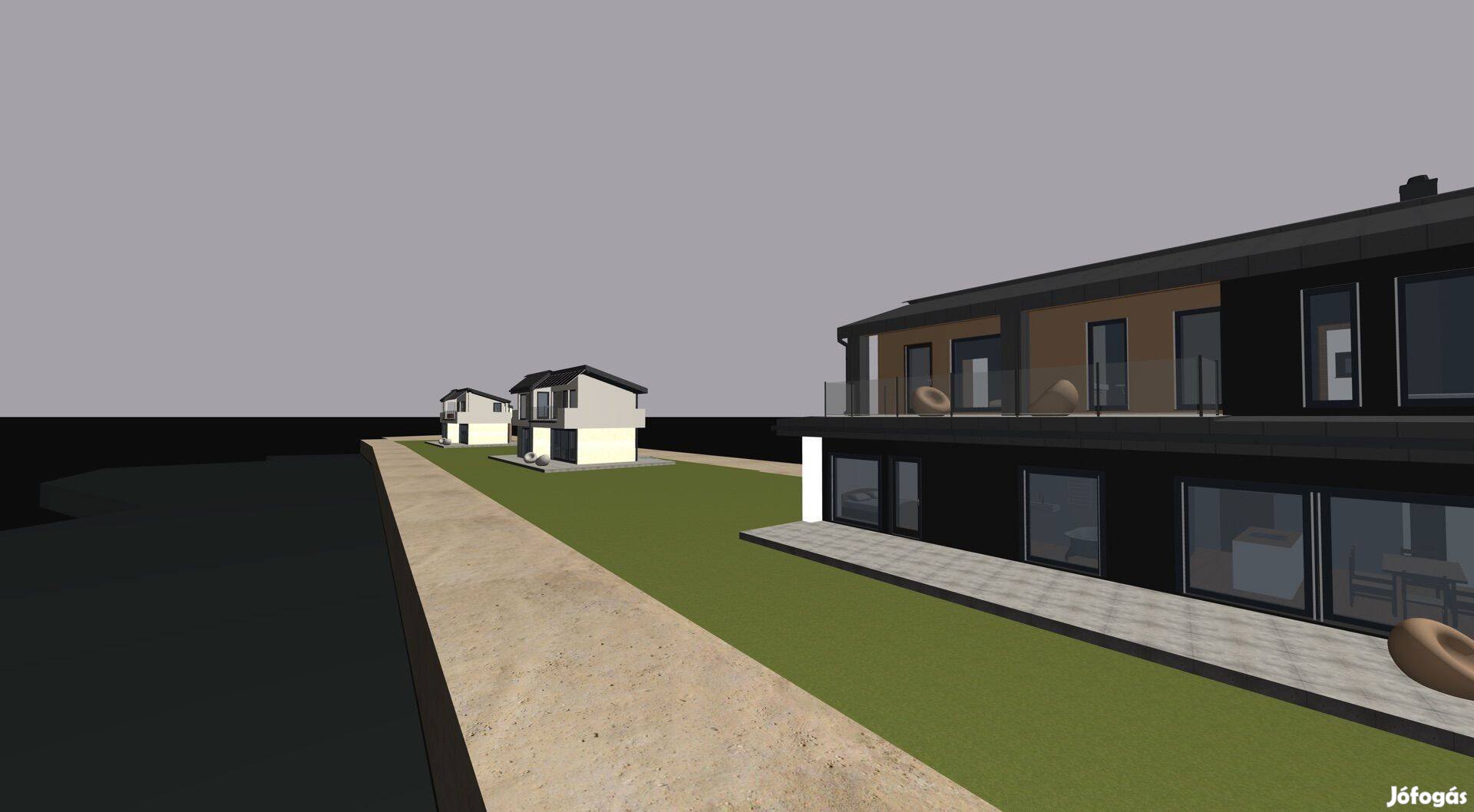 Közvetlen vízparti építési telek Szigetszentmártonban