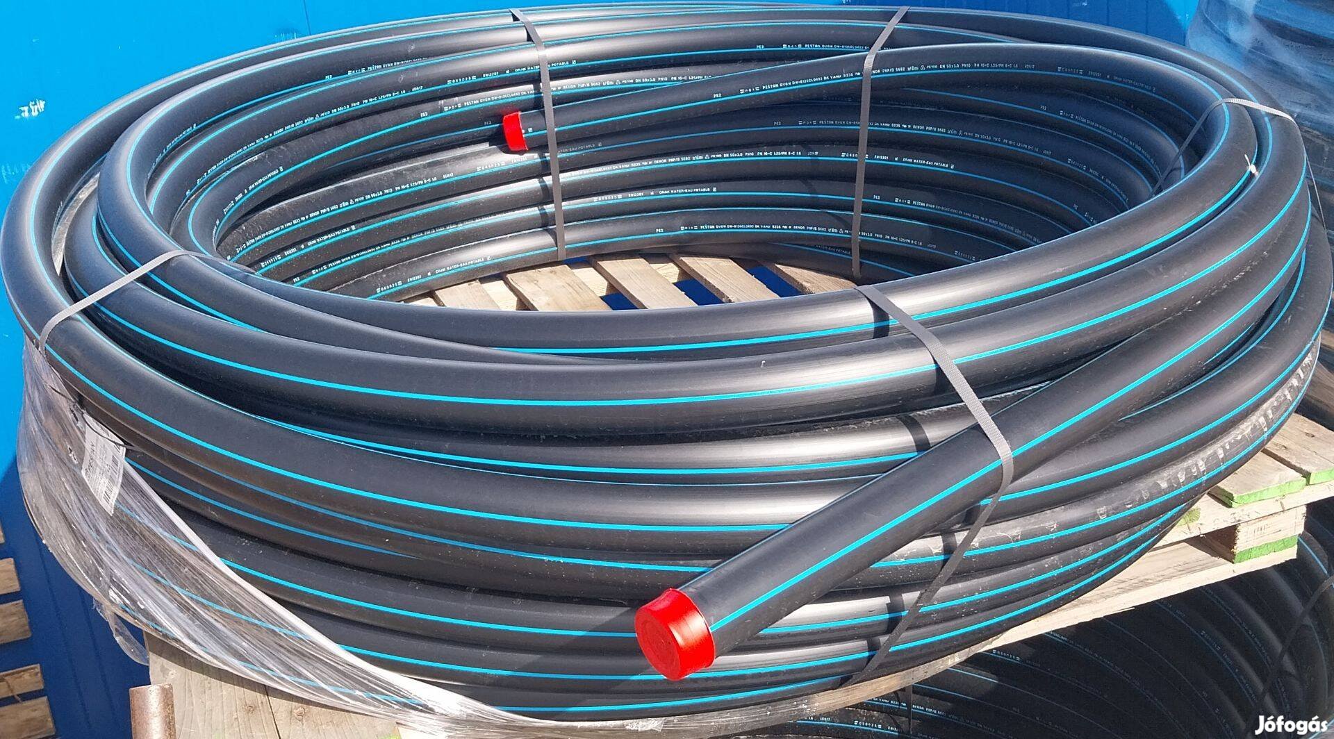 Kpe cső D50 PN10 vízre