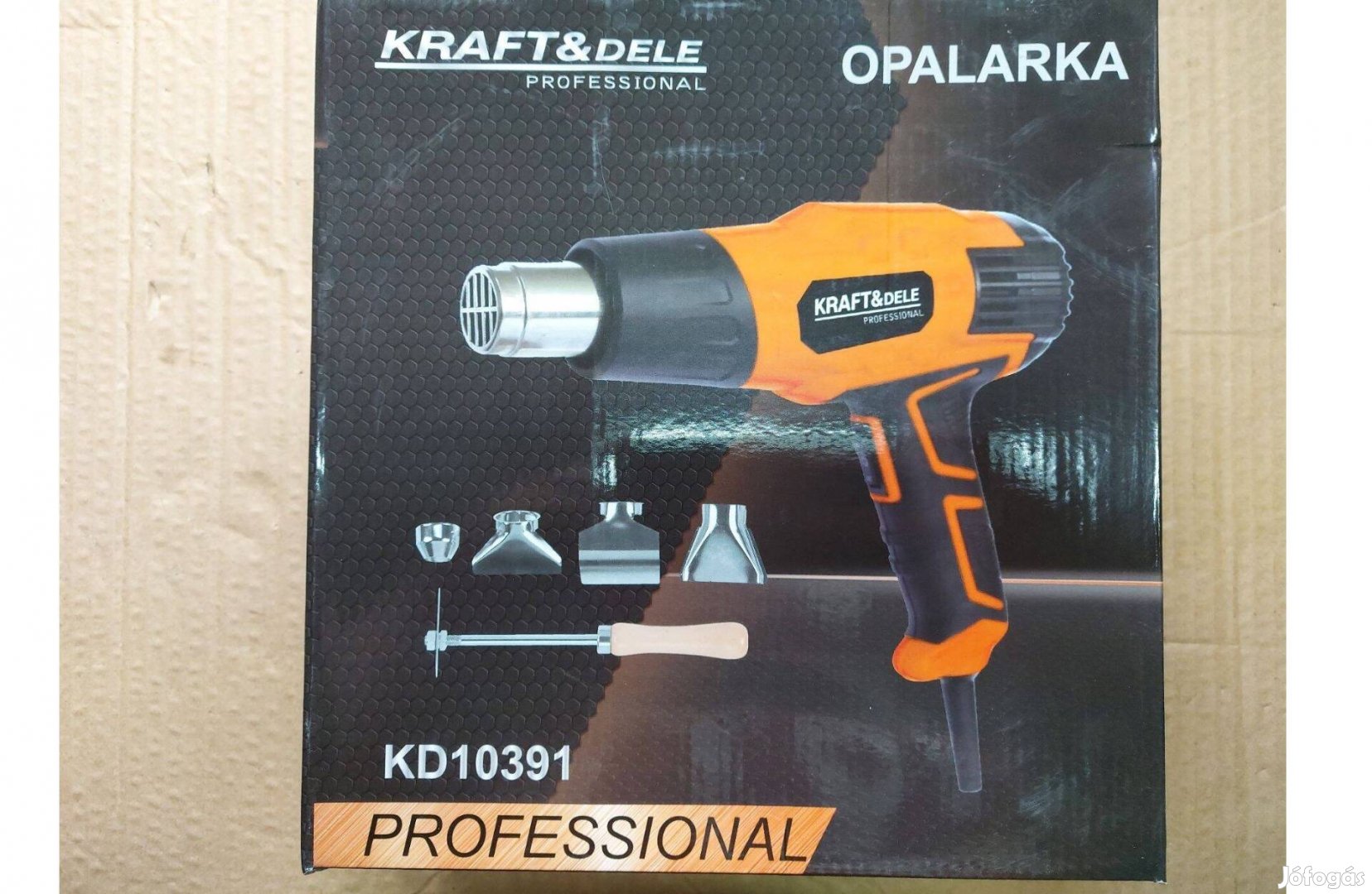 Kraft&Dele KD10391 elektromos kézi hőlégfújó hőlégfúvó 2000W +tartozék