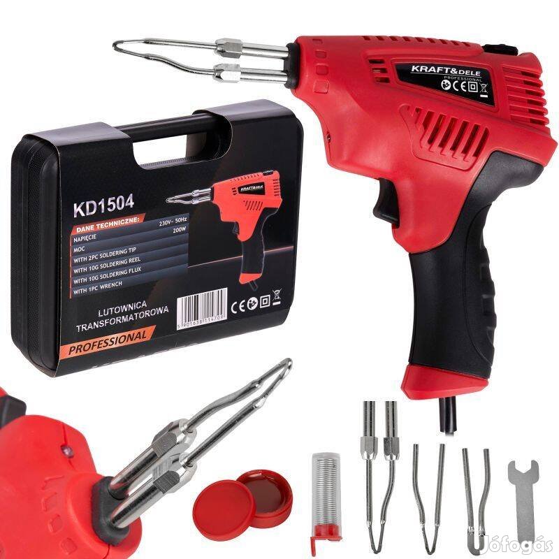 Kraft&Dele KD1504 elektromos kézi pillanatforrasztó páka 200W
