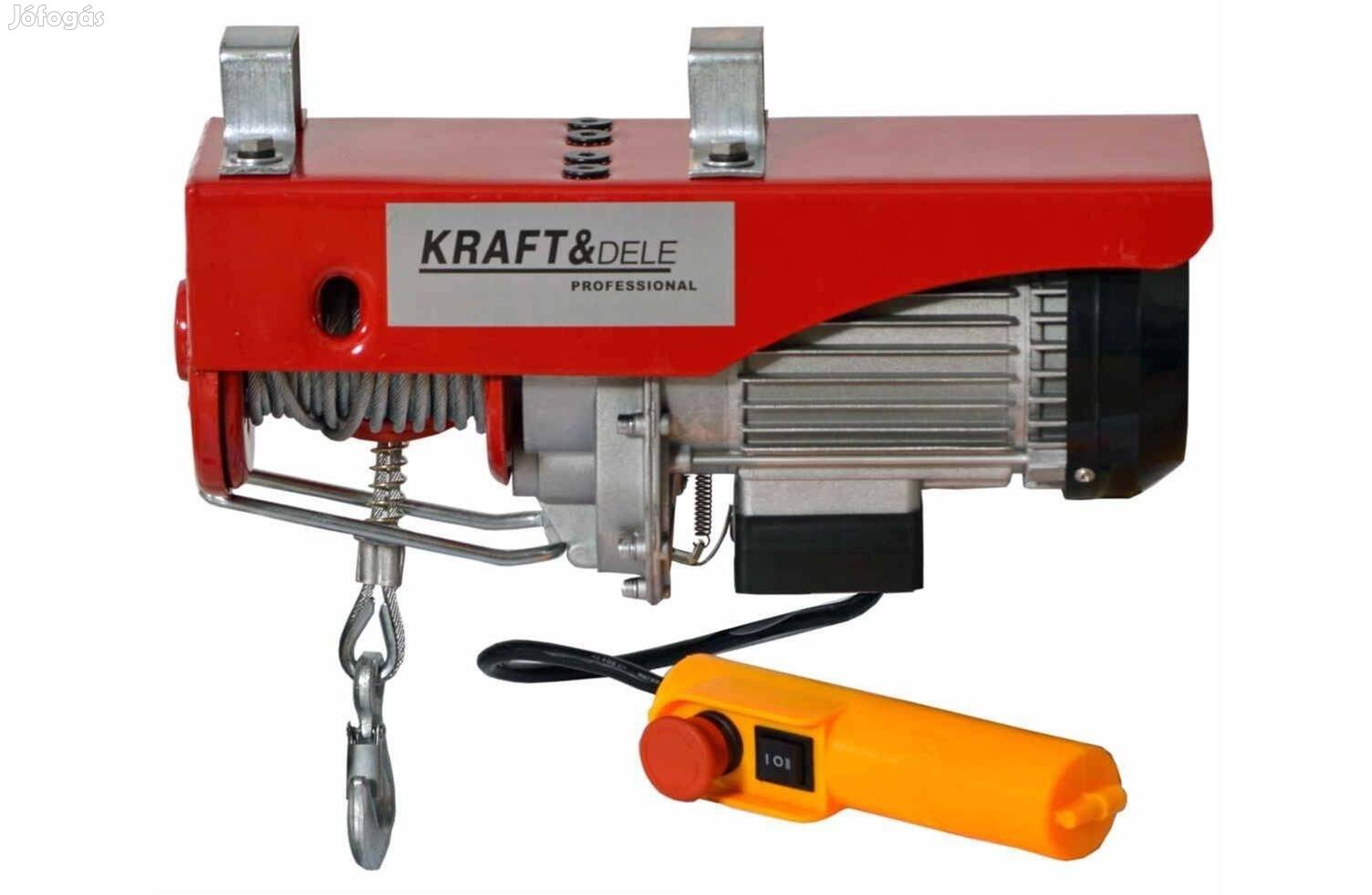 Kraft&Dele KD1525 elektromos drótköteles emelő 1000W 250/500kg Garanci