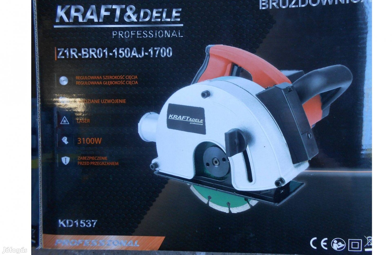 Kraft&Dele KD1537 lézeres horonymaró 3100W Minőségi termék! Garancia!