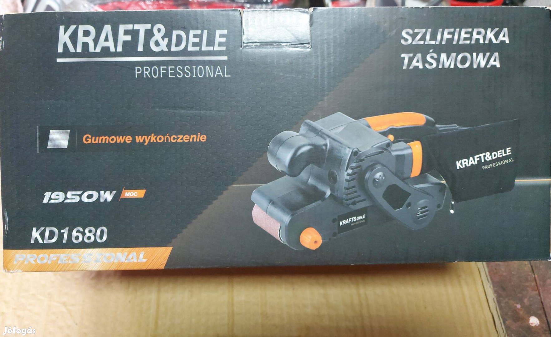 Kraft&Dele KD1680 elektromos szalagcsiszoló csiszológép 1950W Garancia