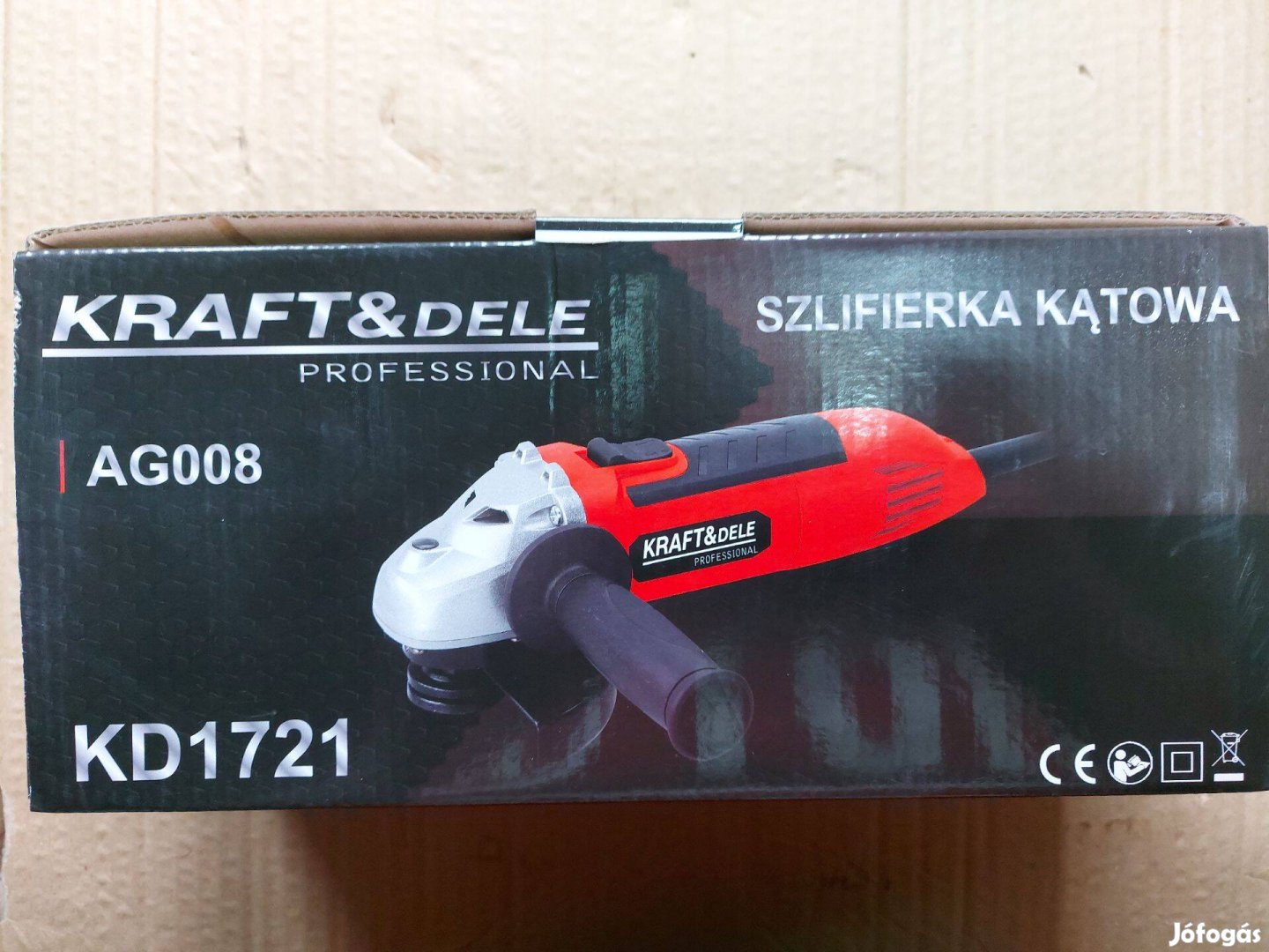 KraftDele KD1721 egykezes sarokcsiszoló flex 1200W 125mm