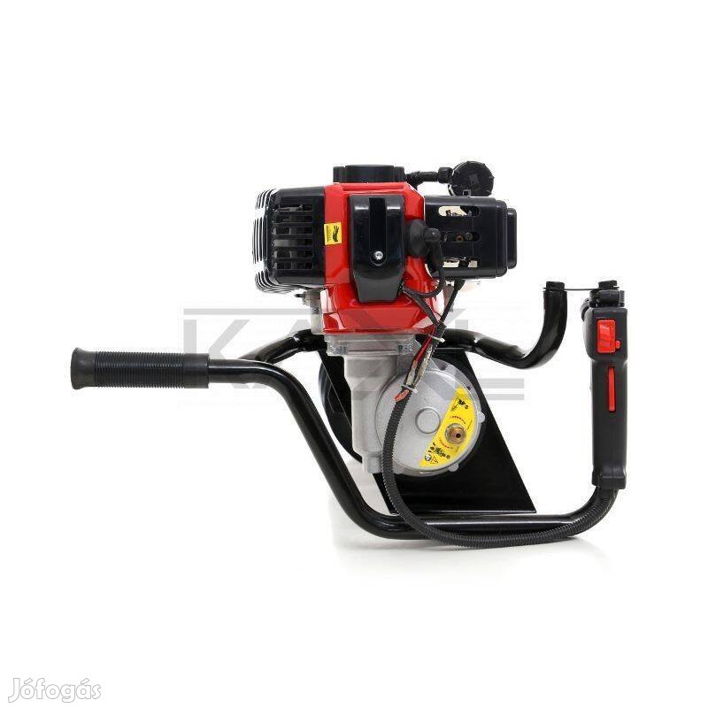 Kraft&Dele KD174 benzines talajfúró földfúró lyukfúró 5,2LE / 52cm3