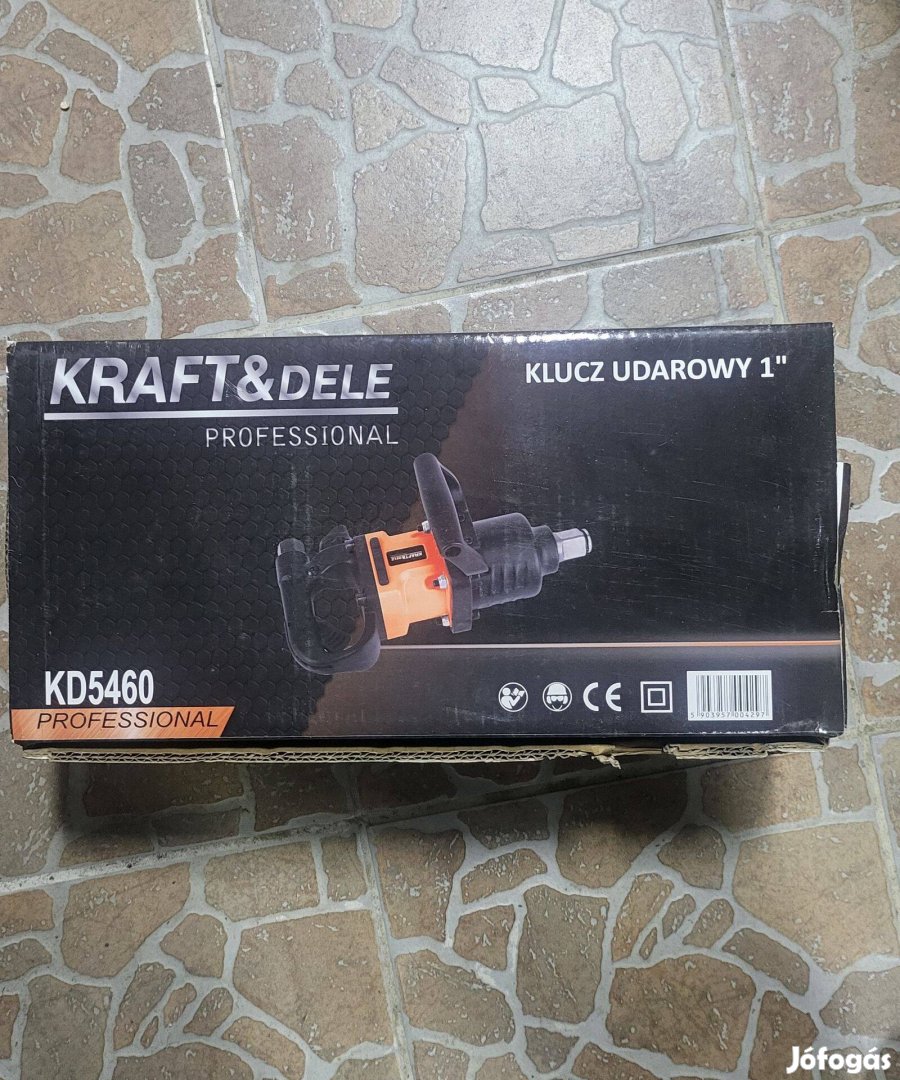 Kraft&Dele KD5460 levegős ütvecsavarozó légkulcs csavarkulcs 4800Nm/1"