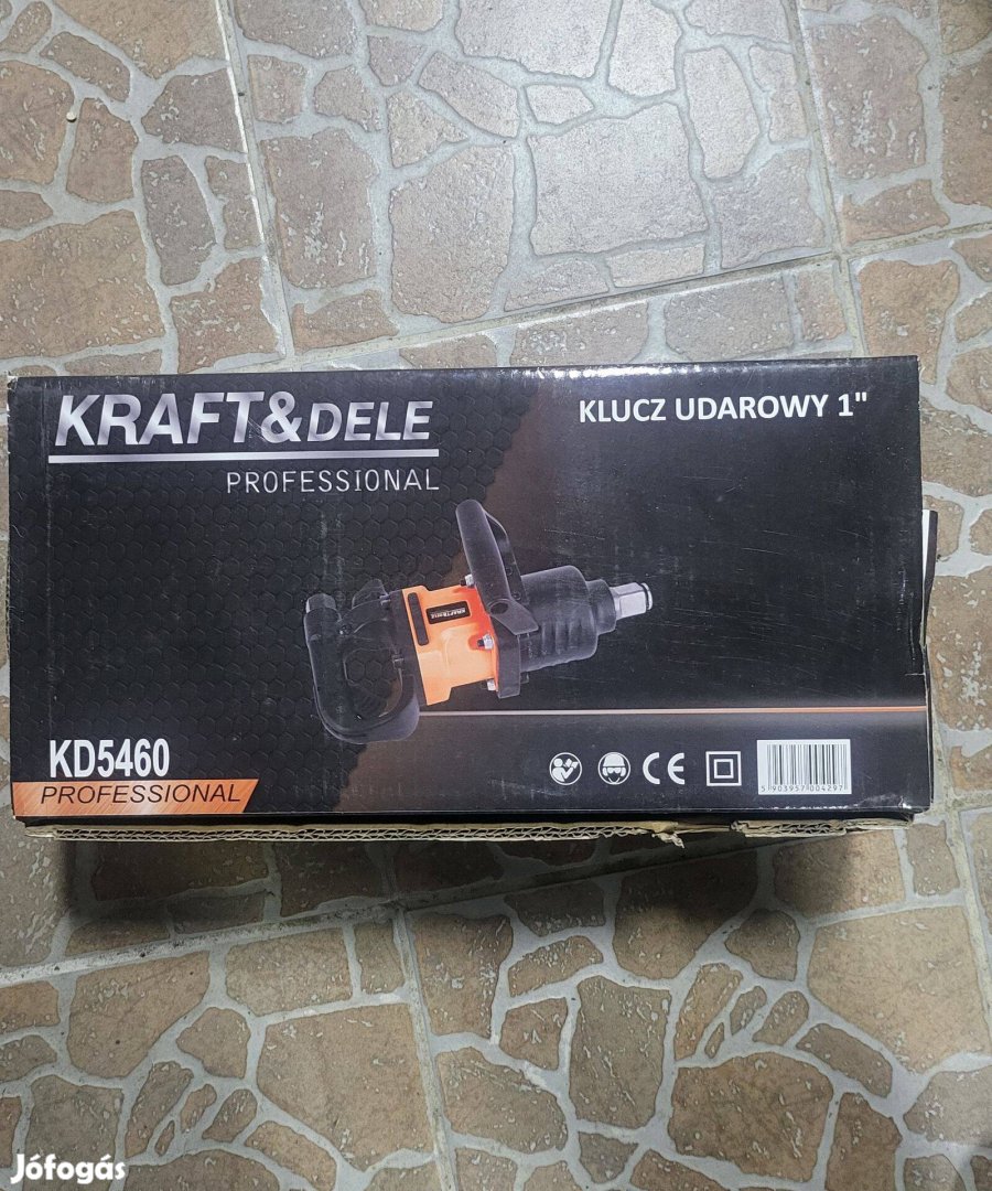 Kraft&Dele KD5460 levegős ütvecsavarozó légkulcs csavarkulcs 4800Nm/1"