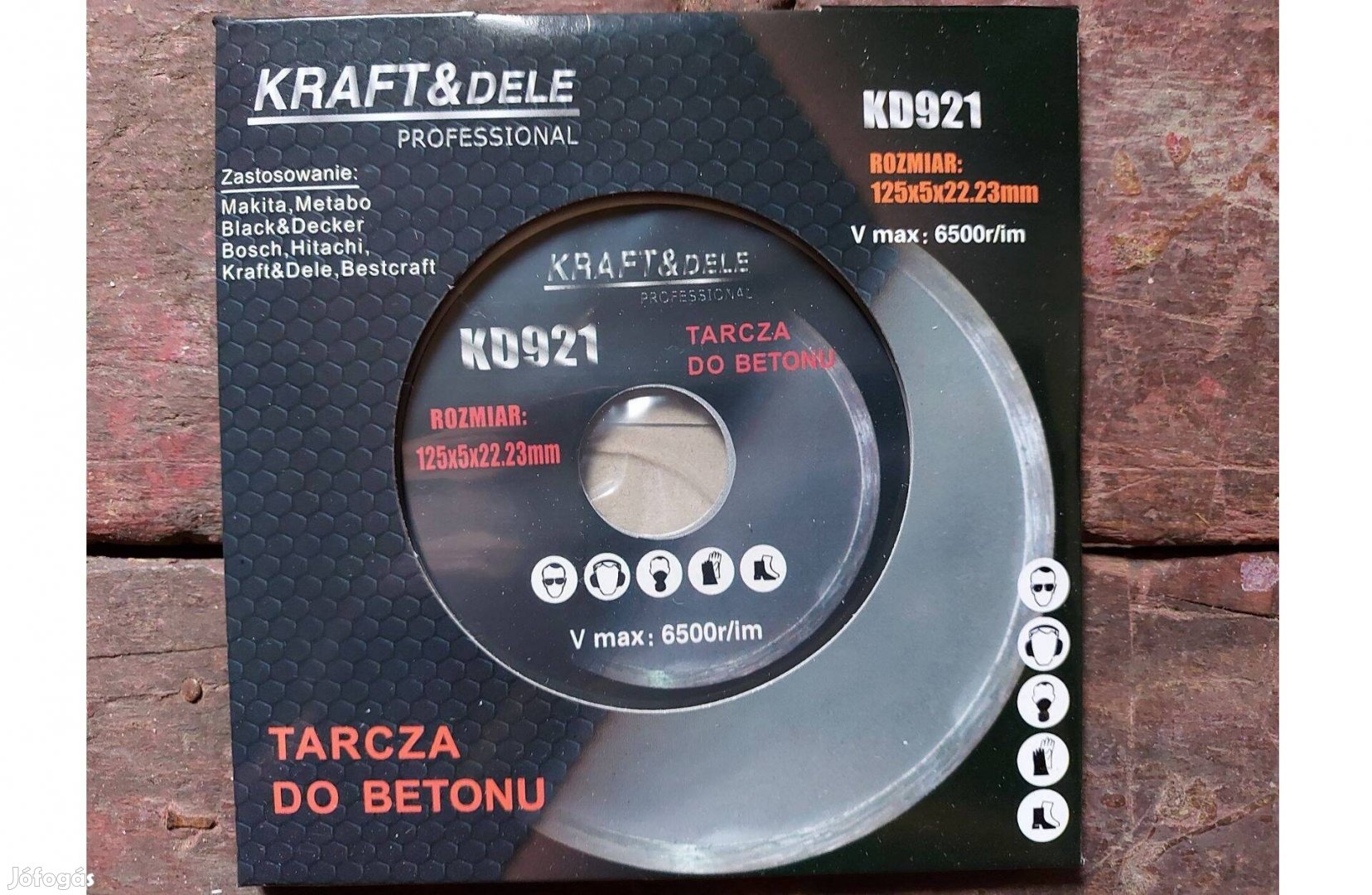 Kraft&Dele KD921 125mm-es gyémánt vágótárcsa csempéhez