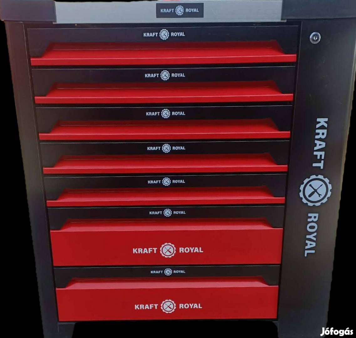Kraft royal szerszámos kocsi 457 darabos