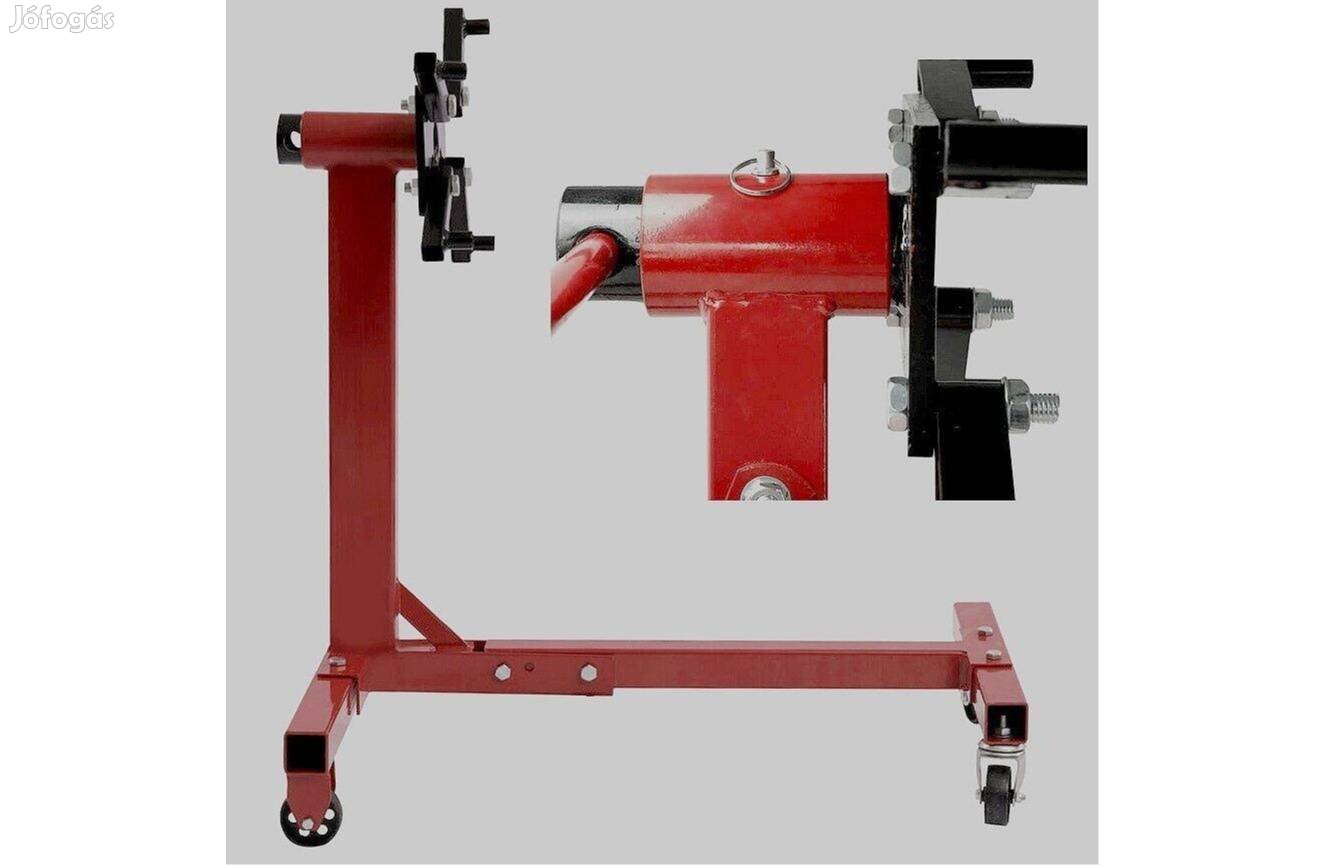 Kraftdele motorblokk szerelő és motorforgató állvány 450 kg