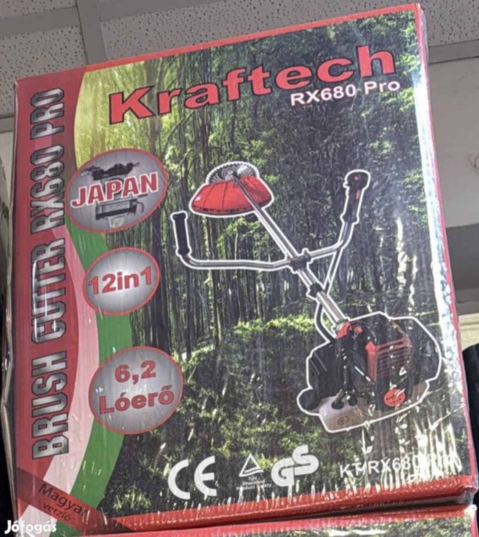 Kraftech benzinmotoros fukasza, 6,5 LE, 73 cm3, KT-RX680-Pro