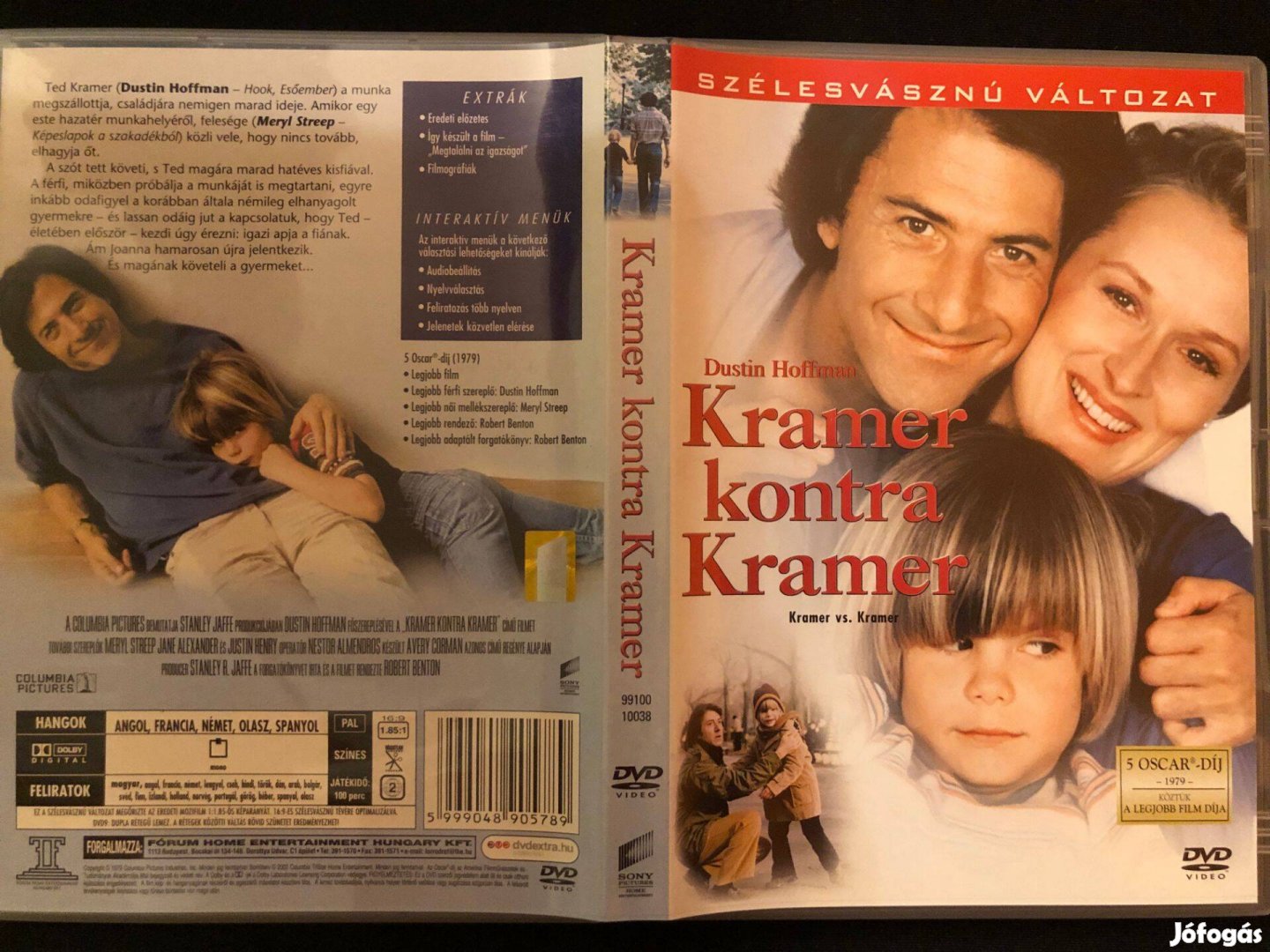Kramer kontra Kramer (karcmentes, Dustin Hoffman, Meryl Streep) DVD
