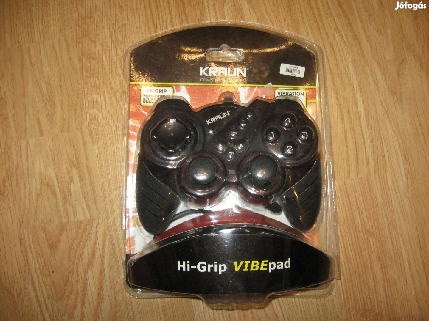 Kraun Vibepad Rezgő Gamepad Controller USB Kontroller PC-hez Játékvezé