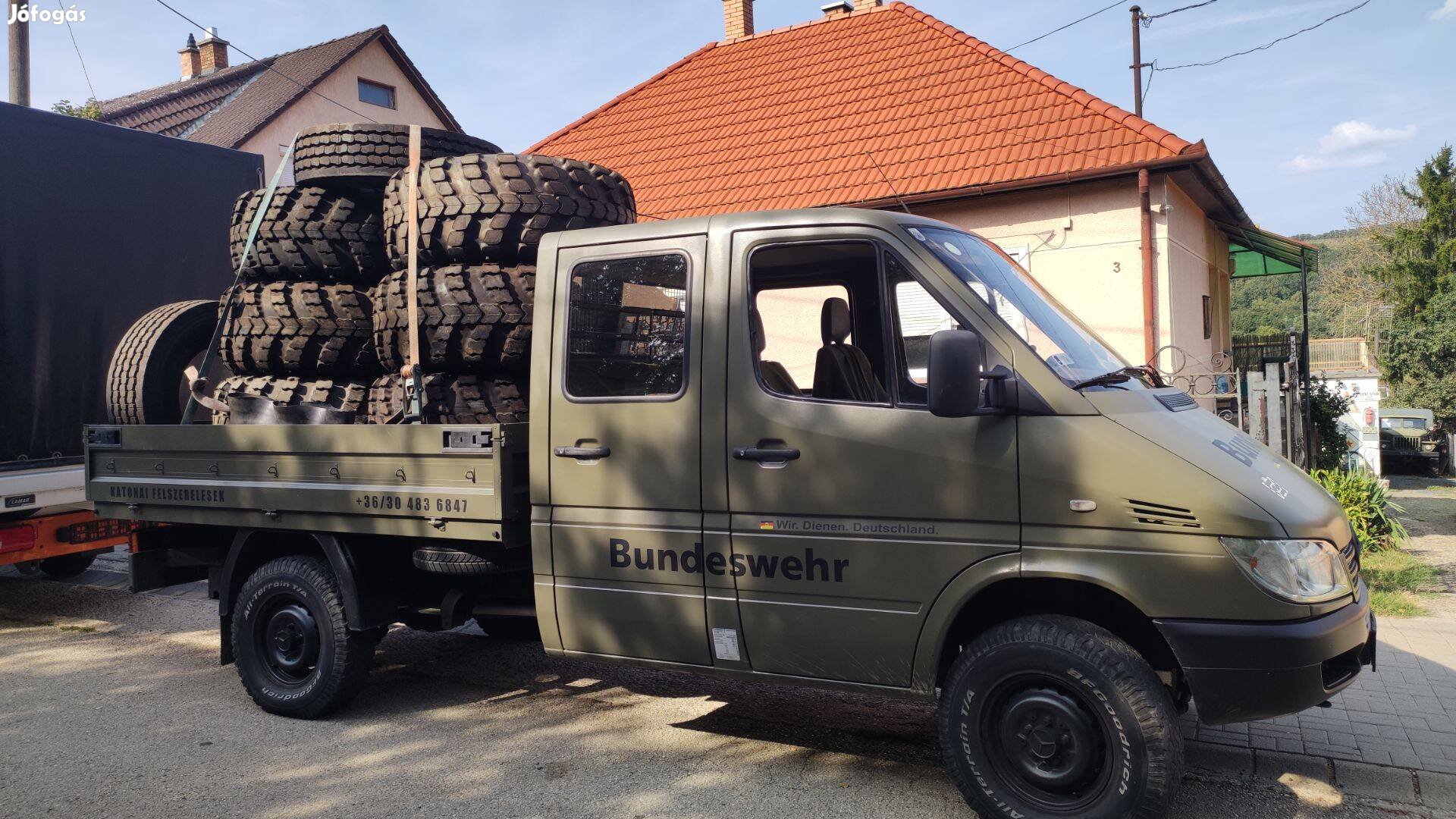 Kraz 255B honvédségi katonai vagy bányabillencs terepgumik