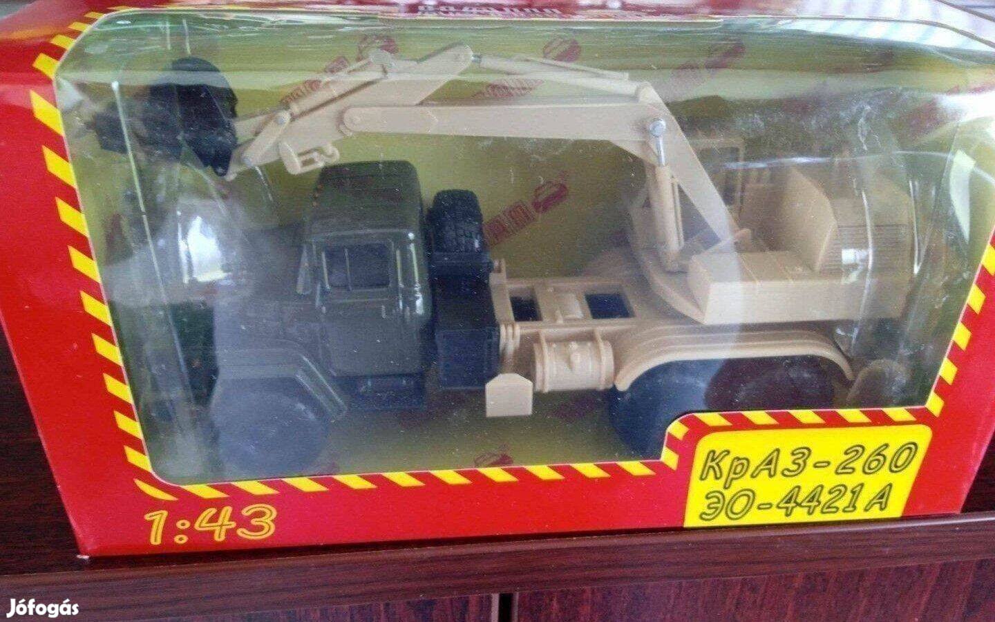 Kraz 260 markolo EO-4421A kisauto modell 1/43 Eladó