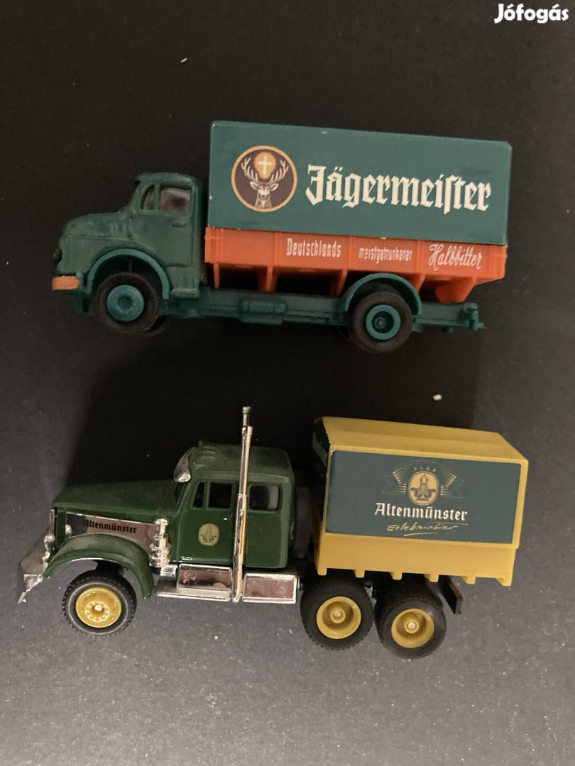 Kraz és Jagermaister kamion teherautó modell makett 1:86