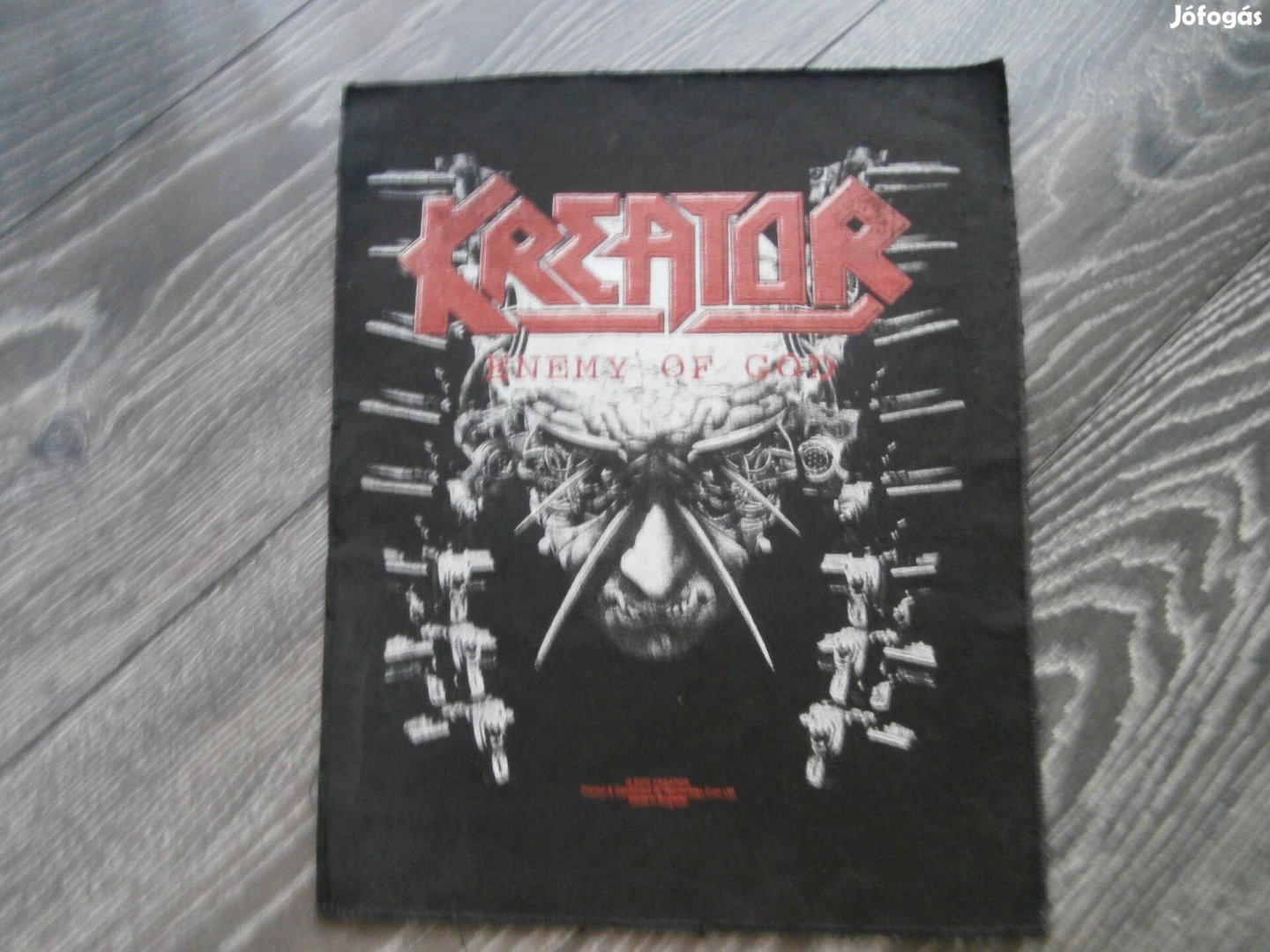 Kreator - Enemy of God thrash metal hátfelvarró