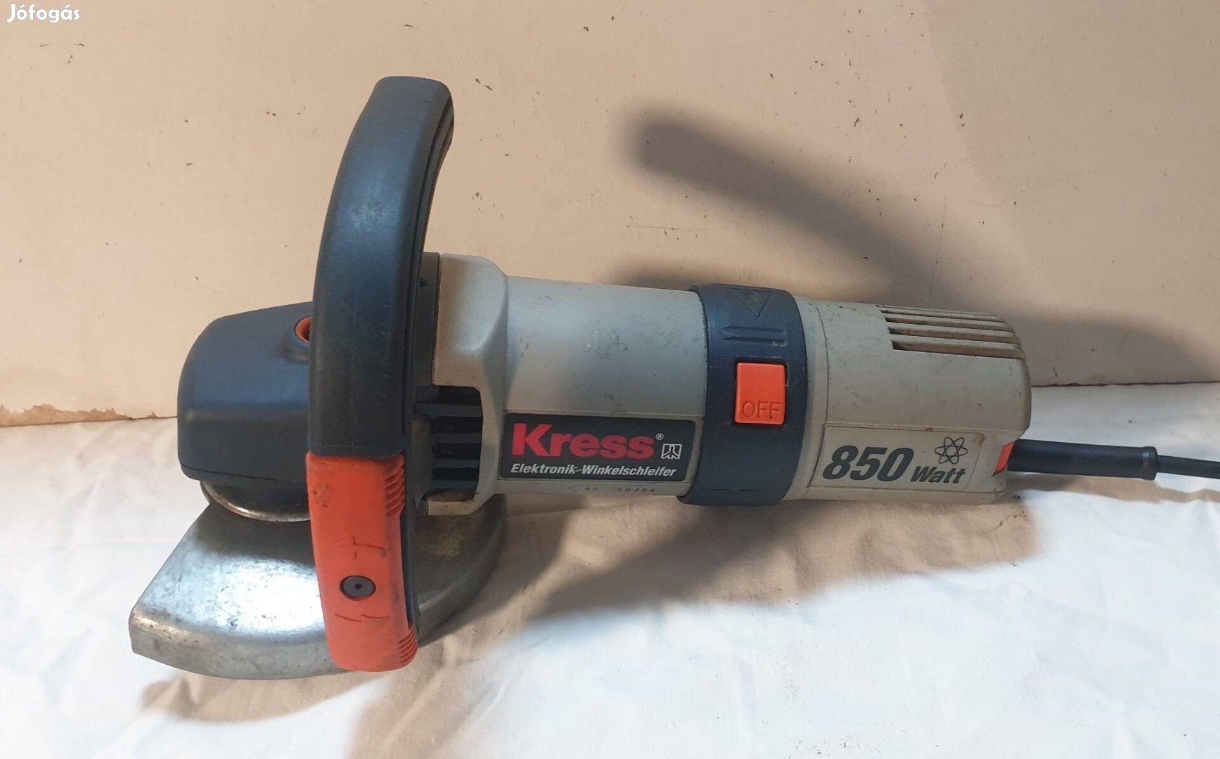 Kress 850W-os ford.sz. szabályzos kis flex Makita lappal 