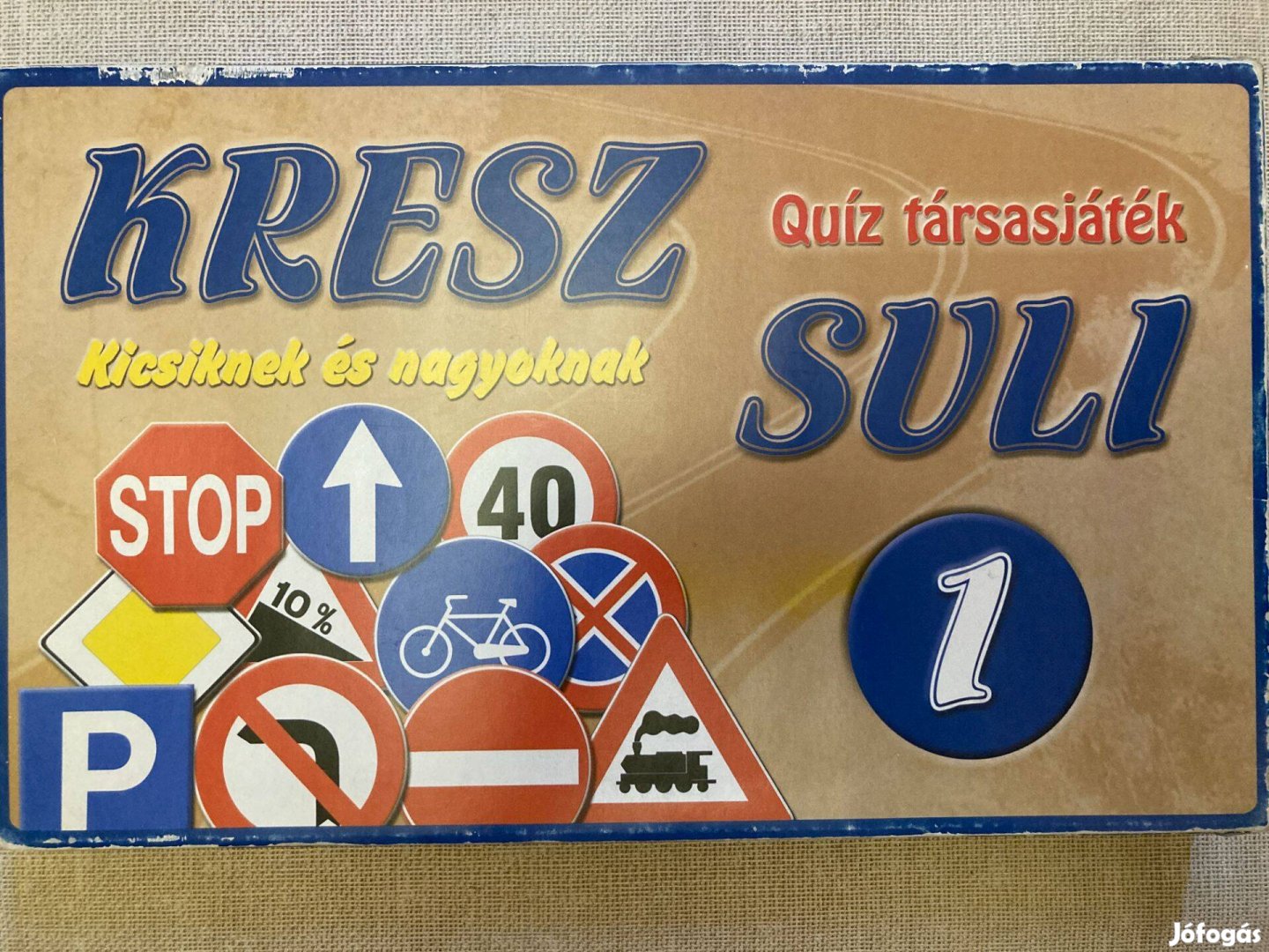 Kresz suli oktató társasjáték gyerekeknek