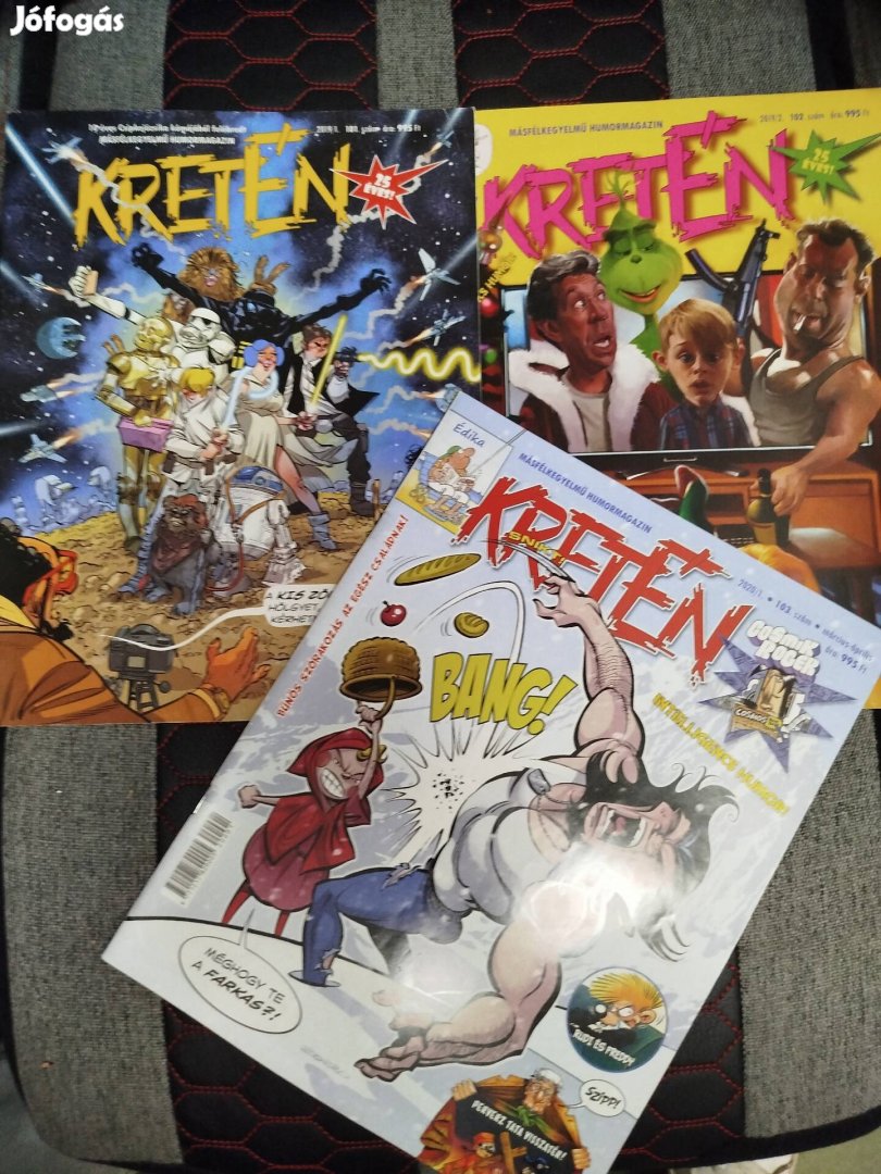 Kretén magazin 101,102,103. számok