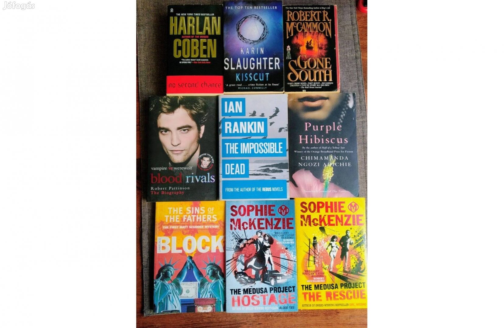 Krimik fantasyk angol nyelvű sok kép zömmel olvasatlan újak